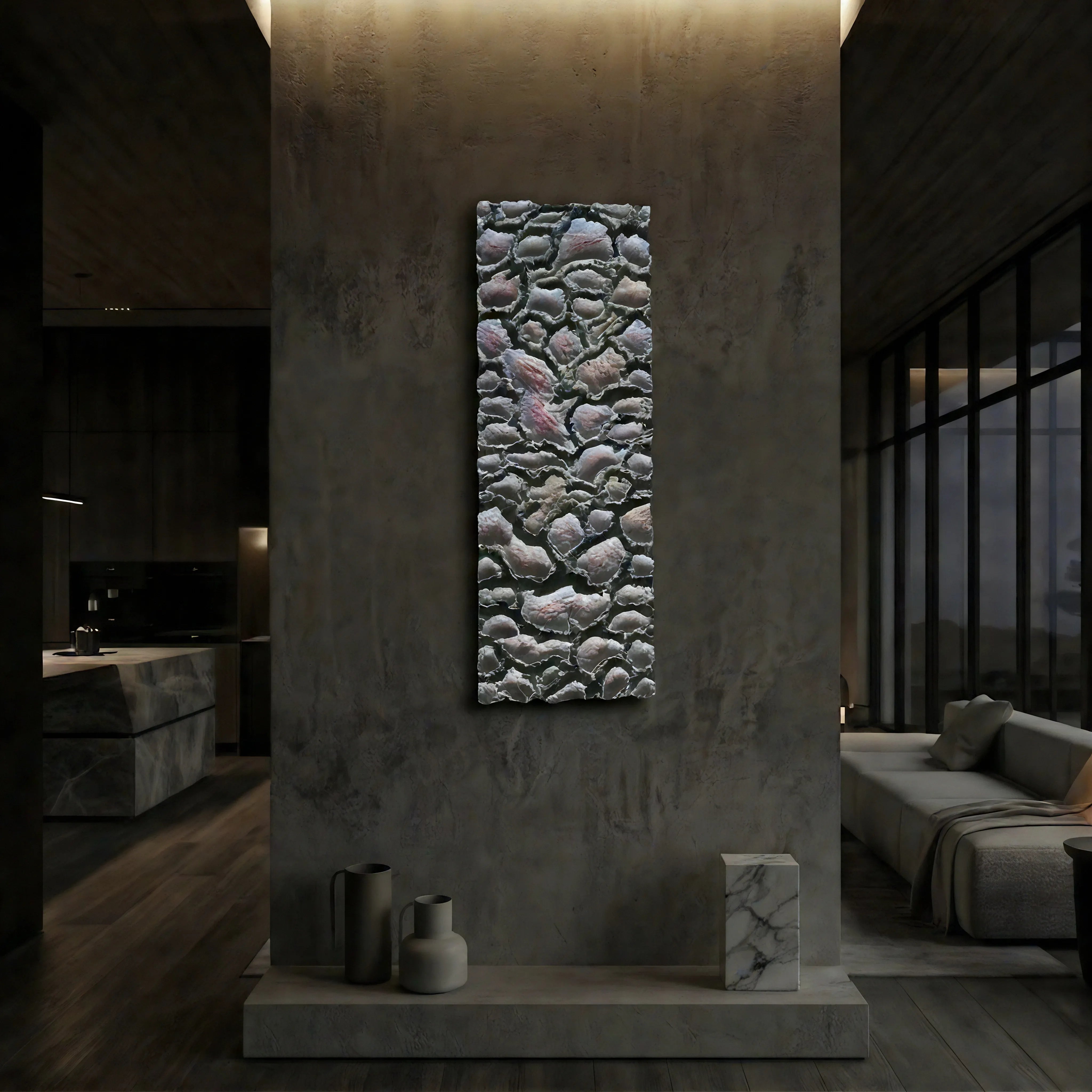 Mineral Network Wall Art Interior Moderna