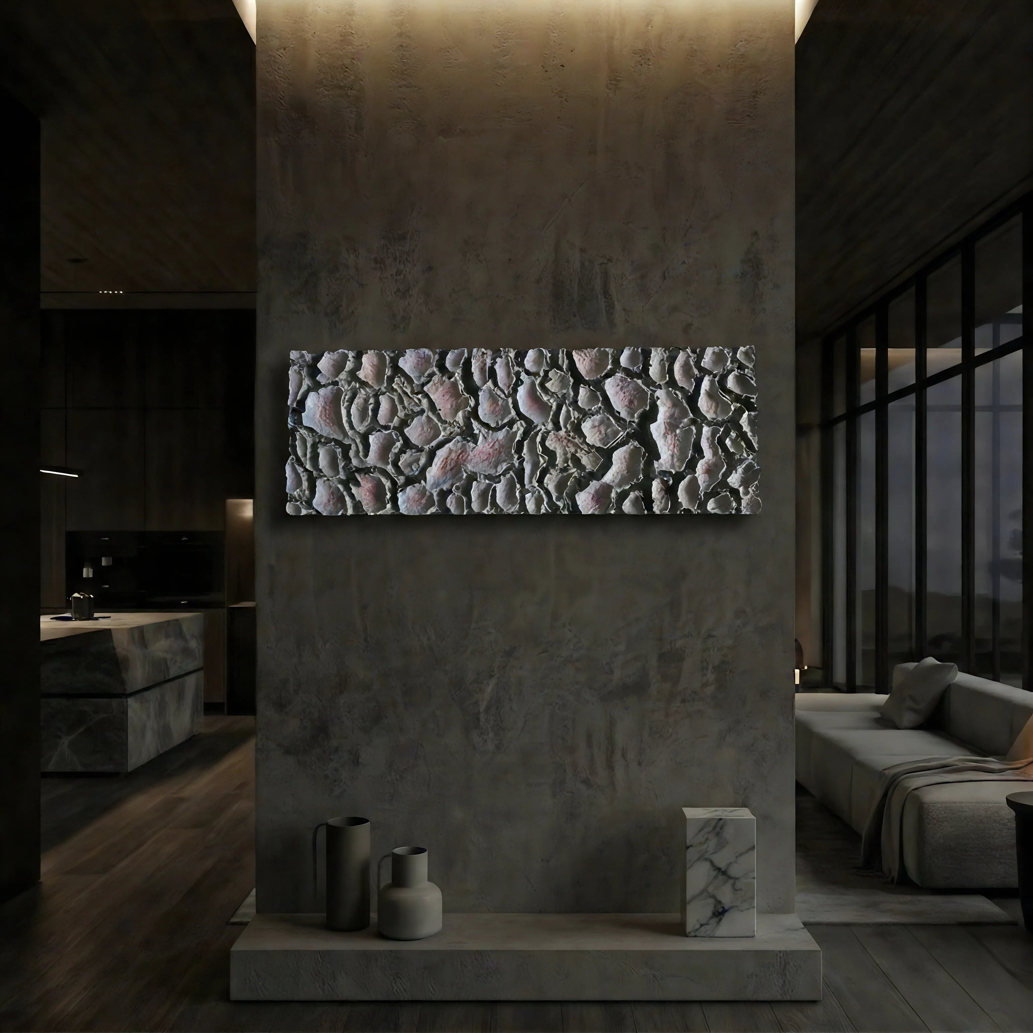 Mineral Network Wall Art Interior Moderna