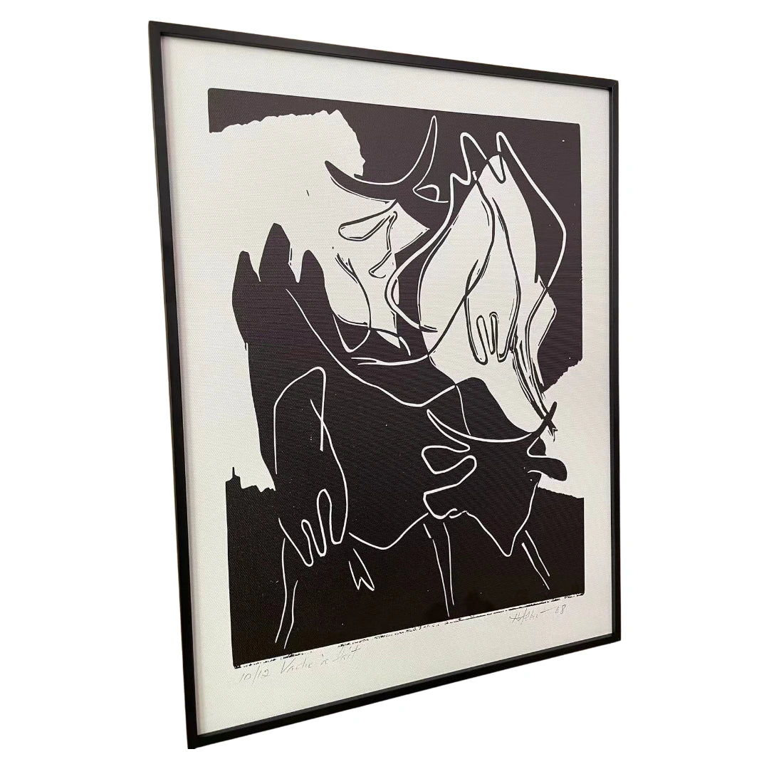 Monochrome Bullfight Wall Art Interior Moderna