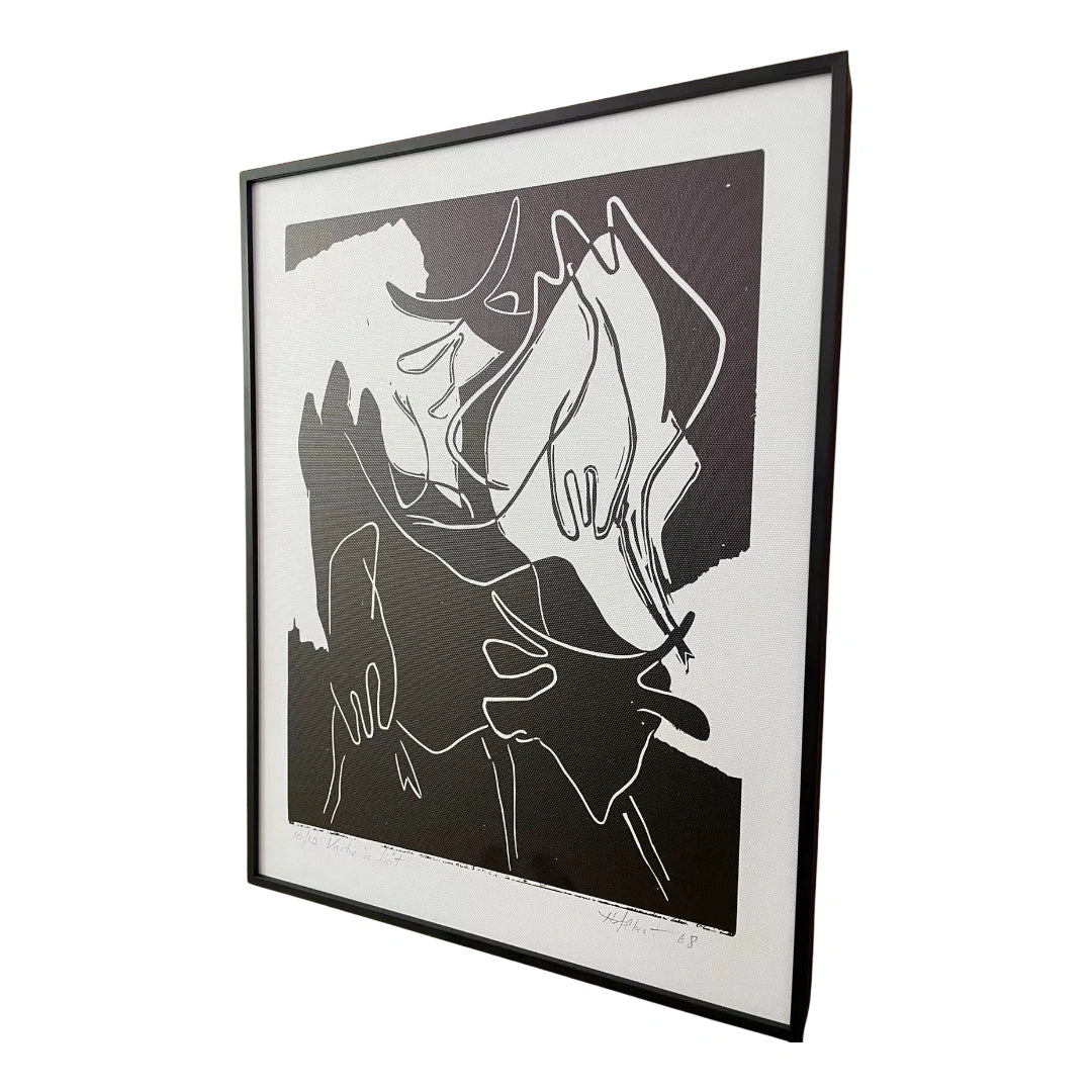 Monochrome Bullfight Wall Art Interior Moderna