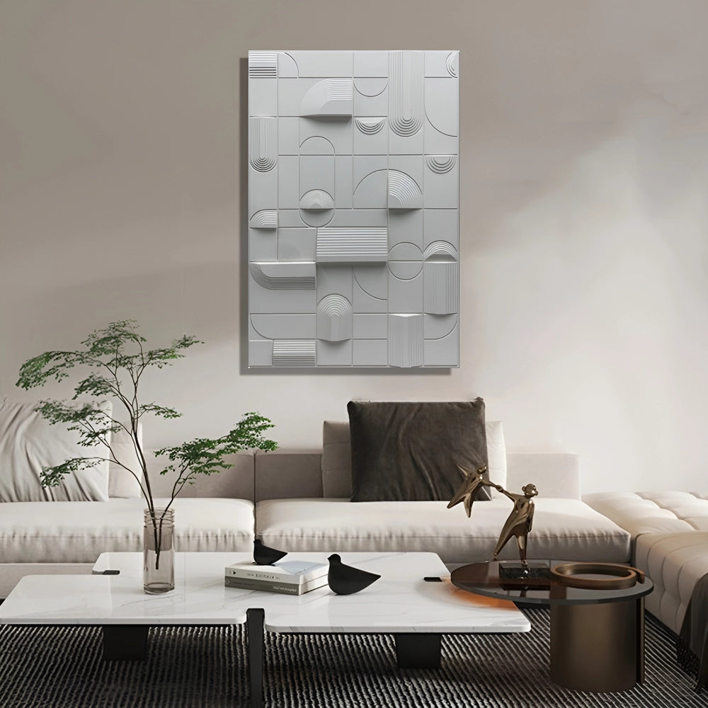 Monochrome Melange Wall Art Interior Moderna