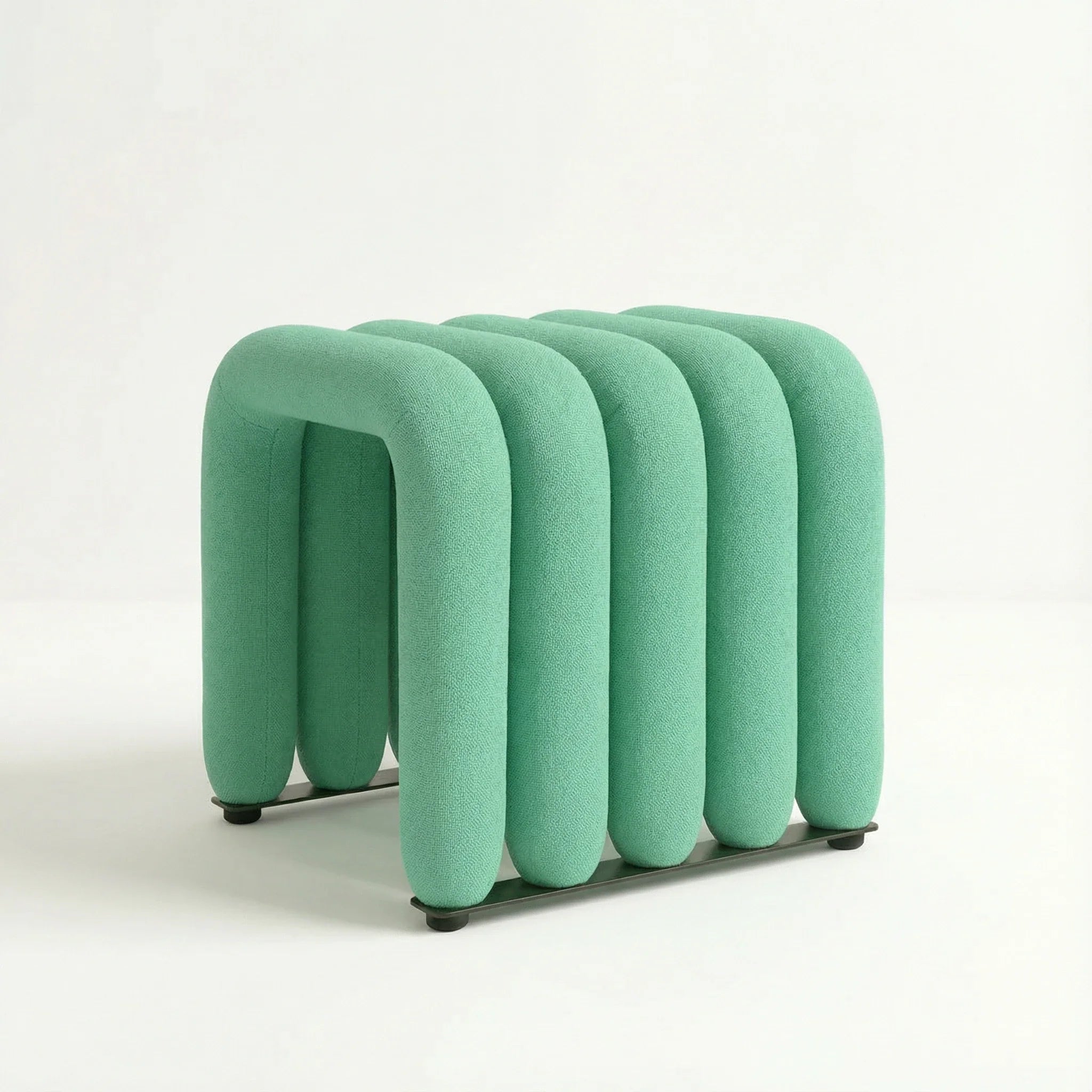 Noodle Pipe Stool Chair Interior Moderna Green New