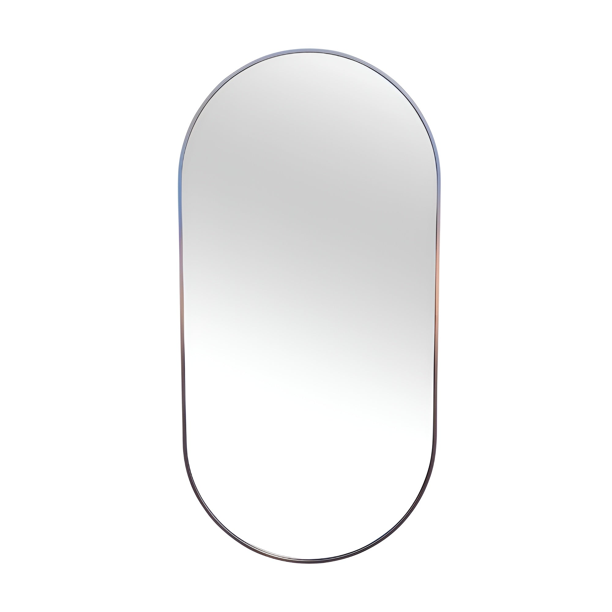 Oval Metal Mirror Mirror Interior Moderna Rose Gold