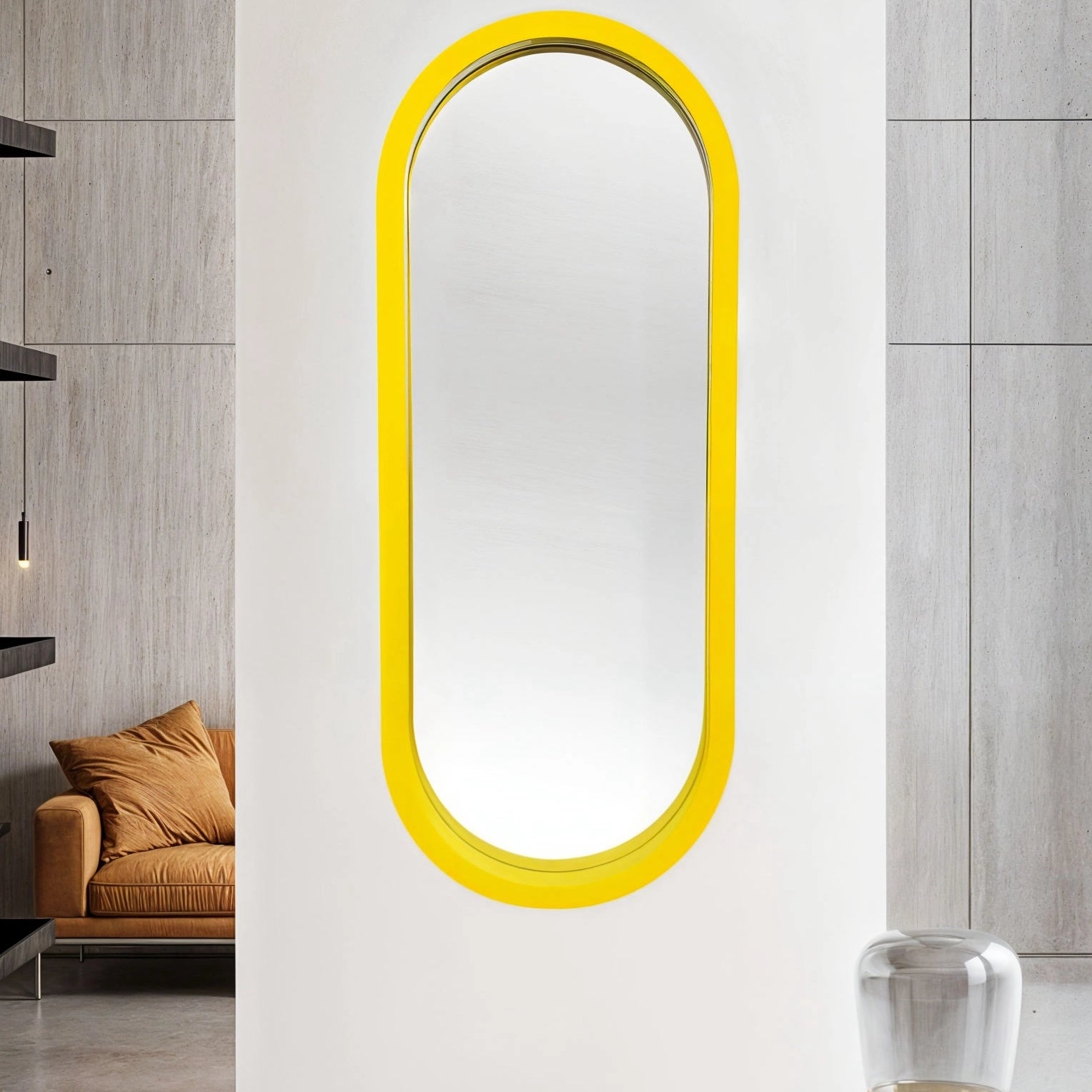 Oversized Pill Mirror Mirror Interior Moderna