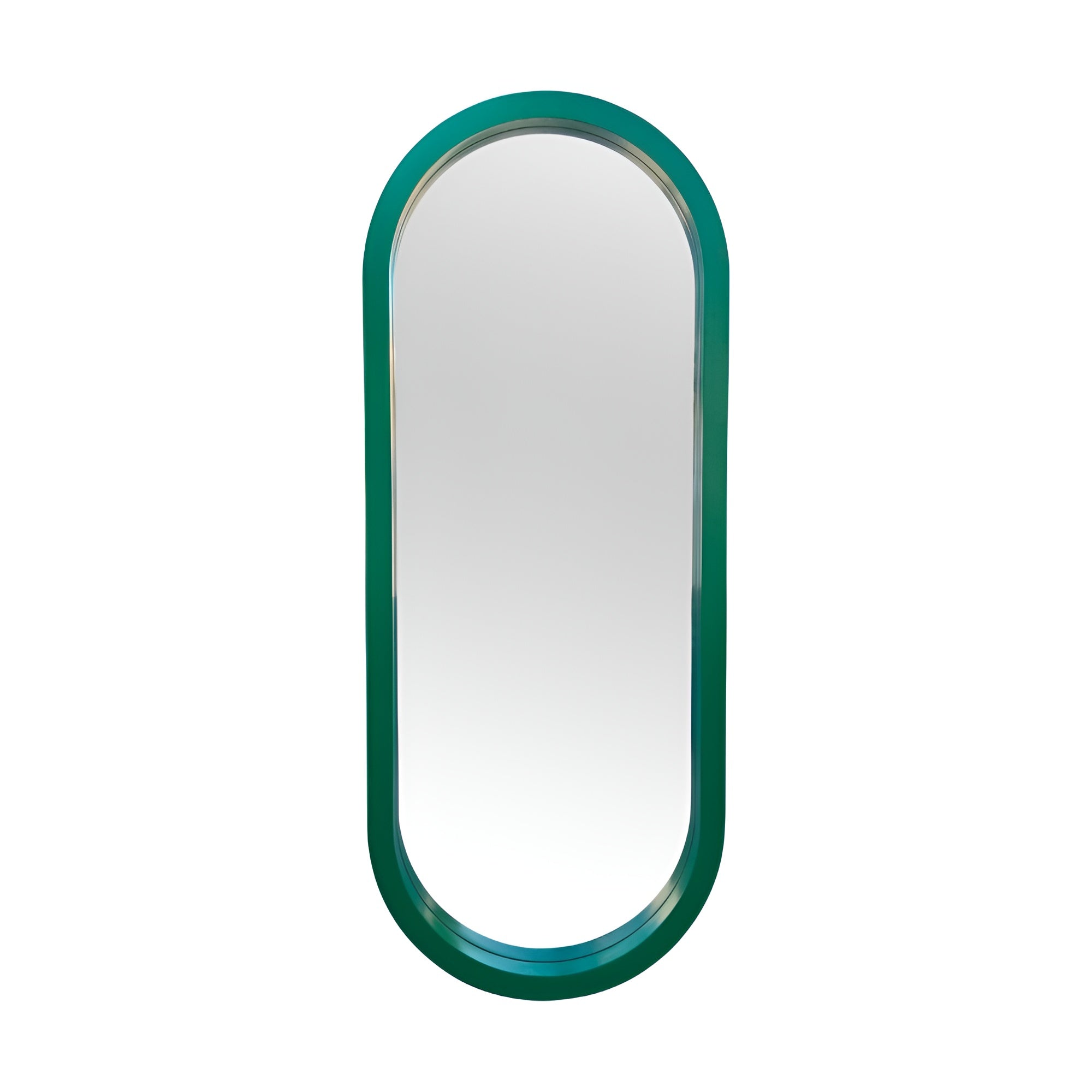 Oversized Pill Mirror Mirror Interior Moderna Green