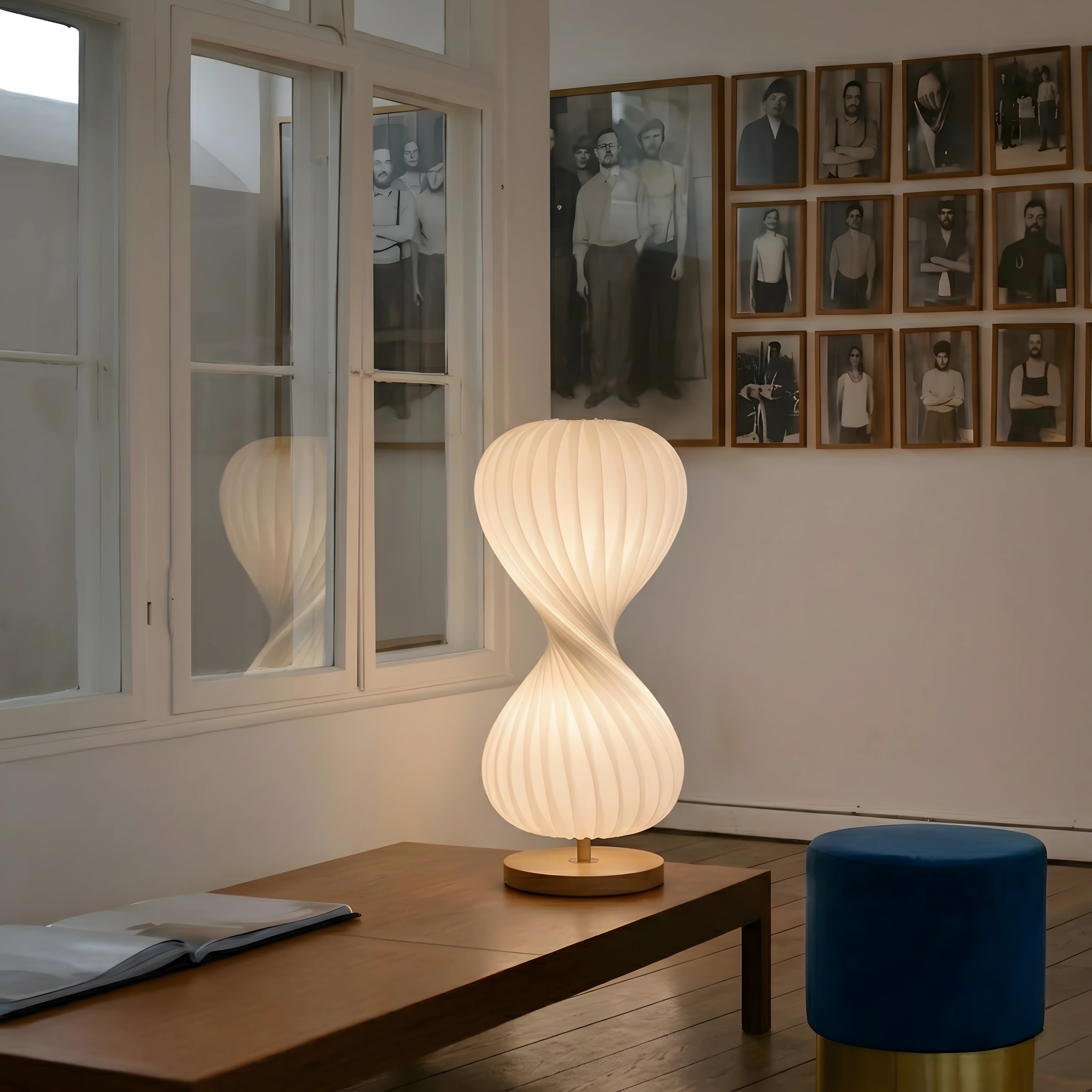 Ozawa Twisted Bamboo Lamp Lamp Interior Moderna