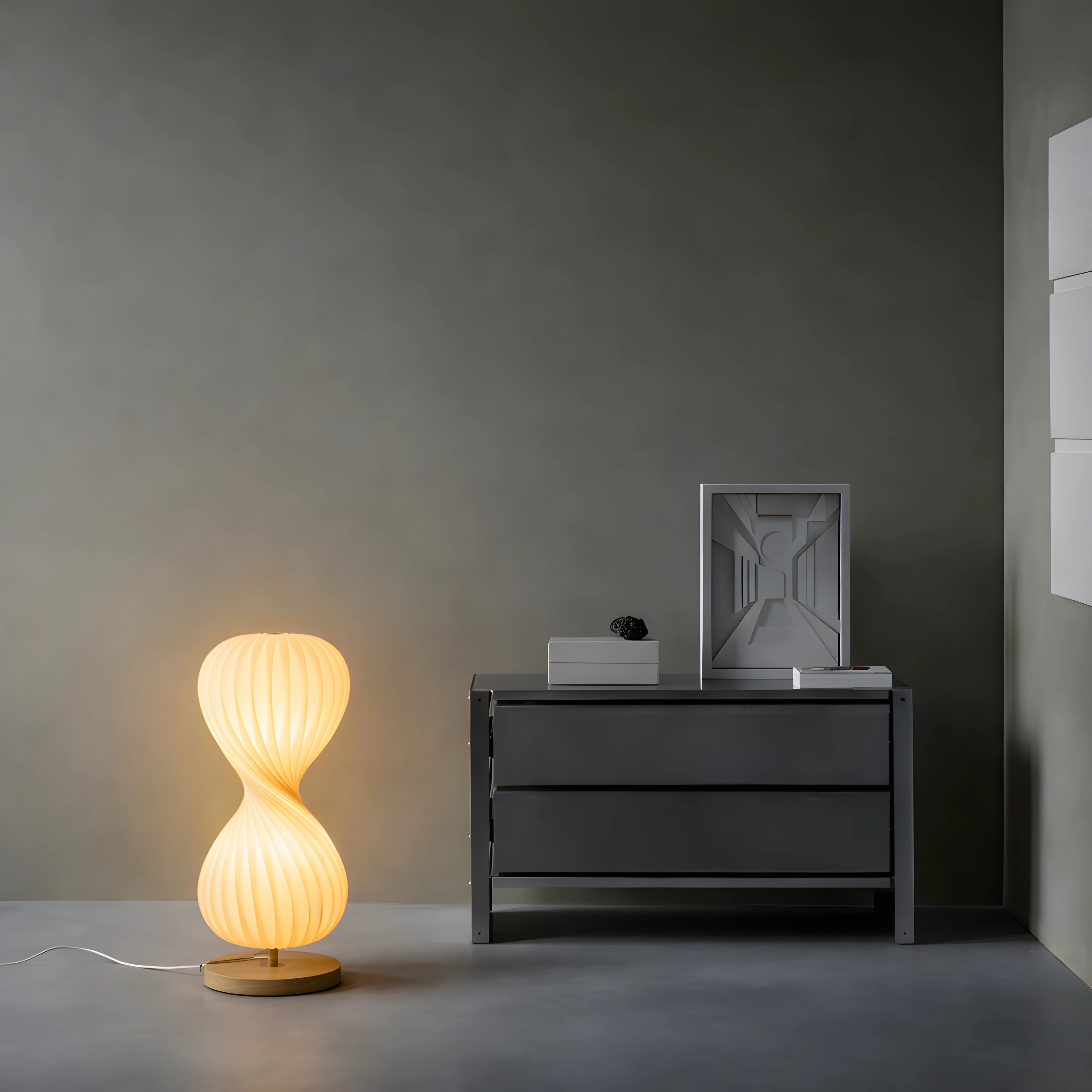Ozawa Twisted Bamboo Lamp Lamp Interior Moderna