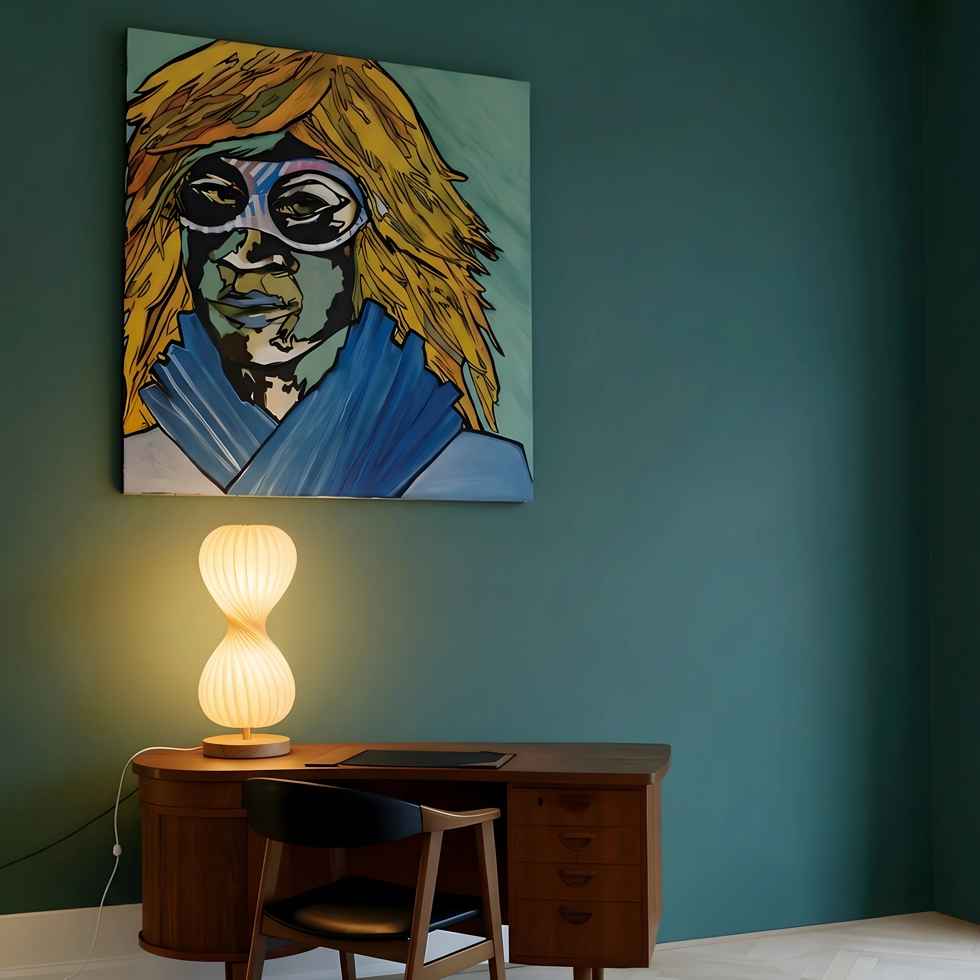 Ozawa Twisted Bamboo Lamp Lamp Interior Moderna