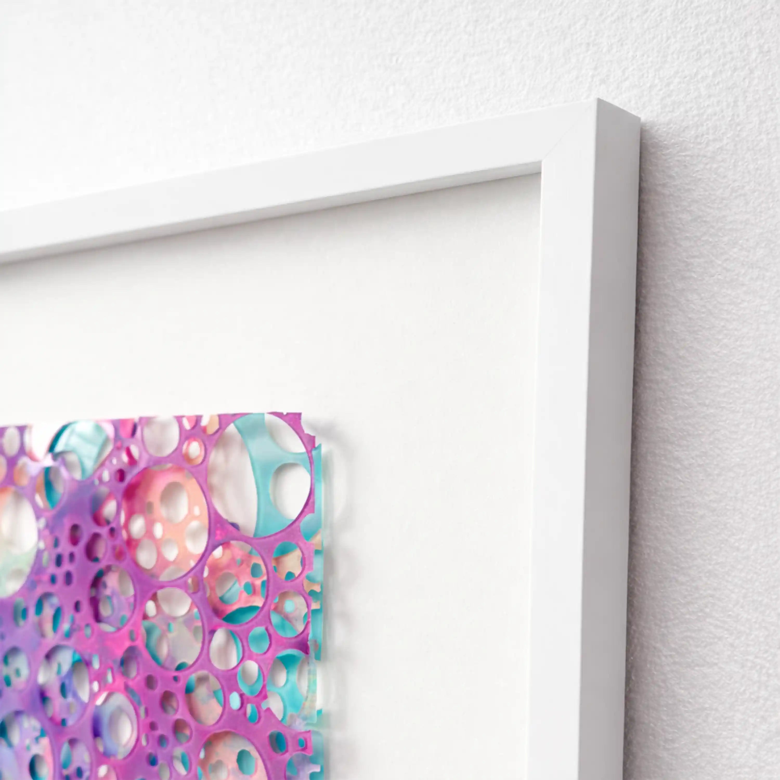 Perforated Spectrum Wall Art Jianzhi