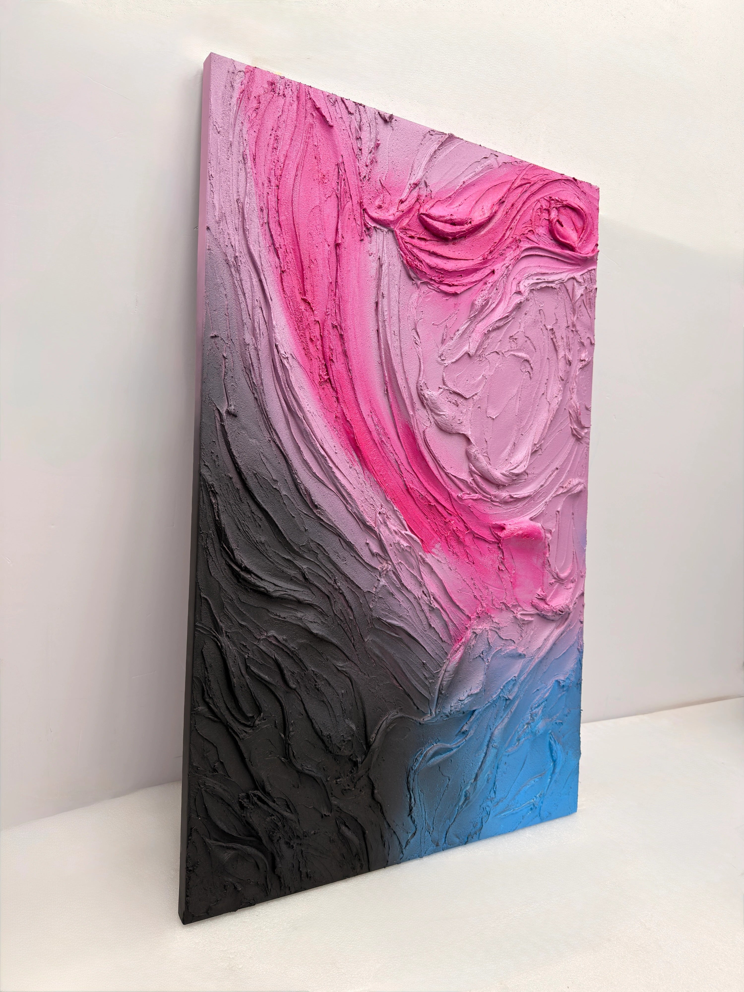 Pigment Fields | Rosé Fault Wall Art Interior Moderna