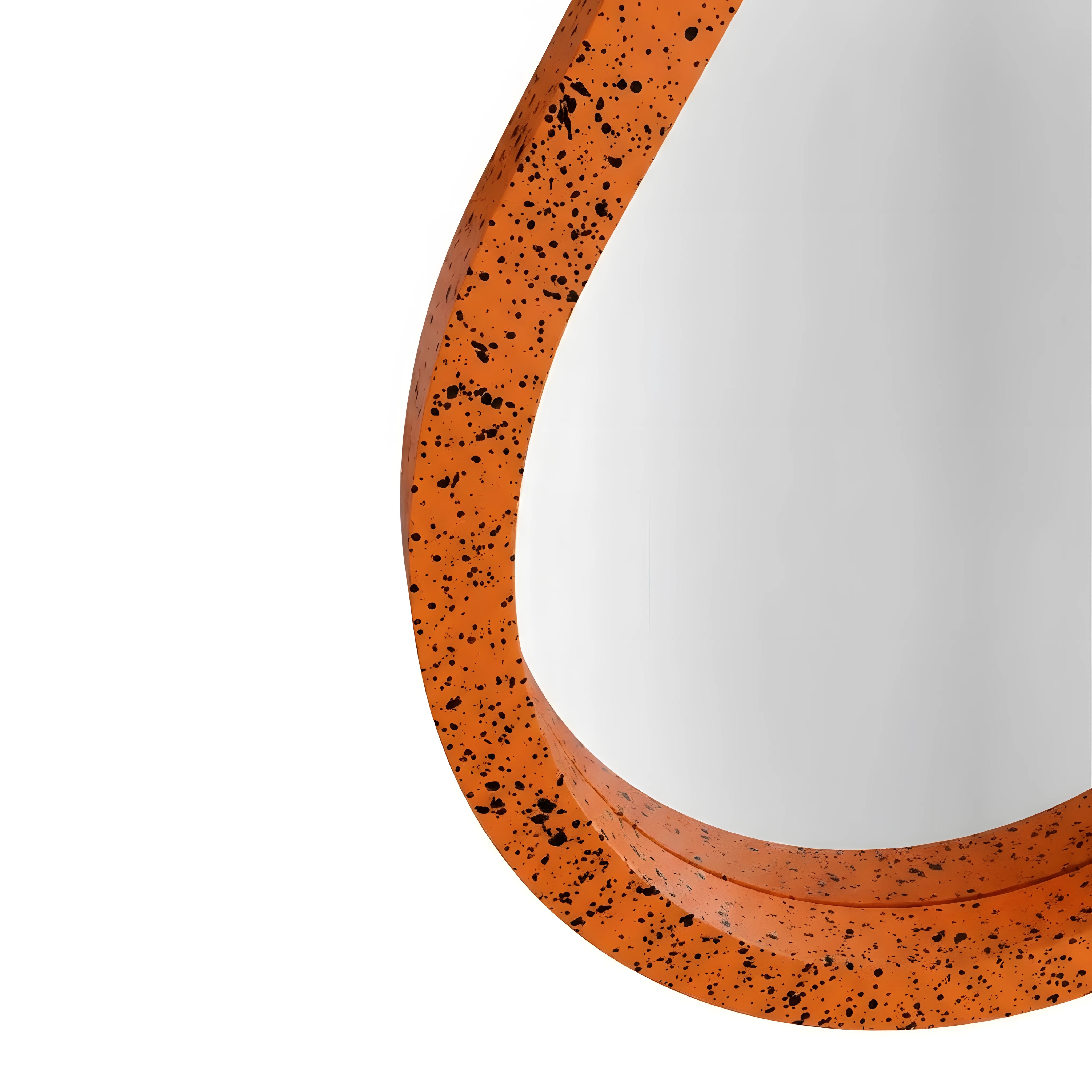 The Pill Mirror | Speckled Orange Mirror Interior Moderna