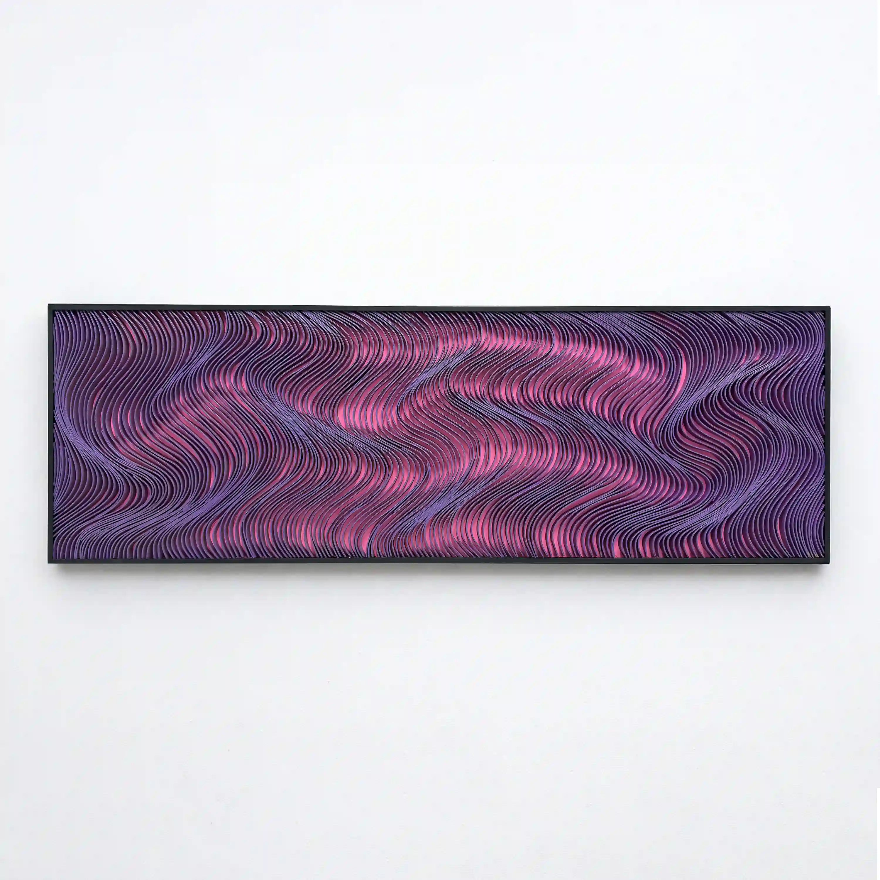 Spectral Currents | Magenta Flux Wall Art Jianzhi Default Title