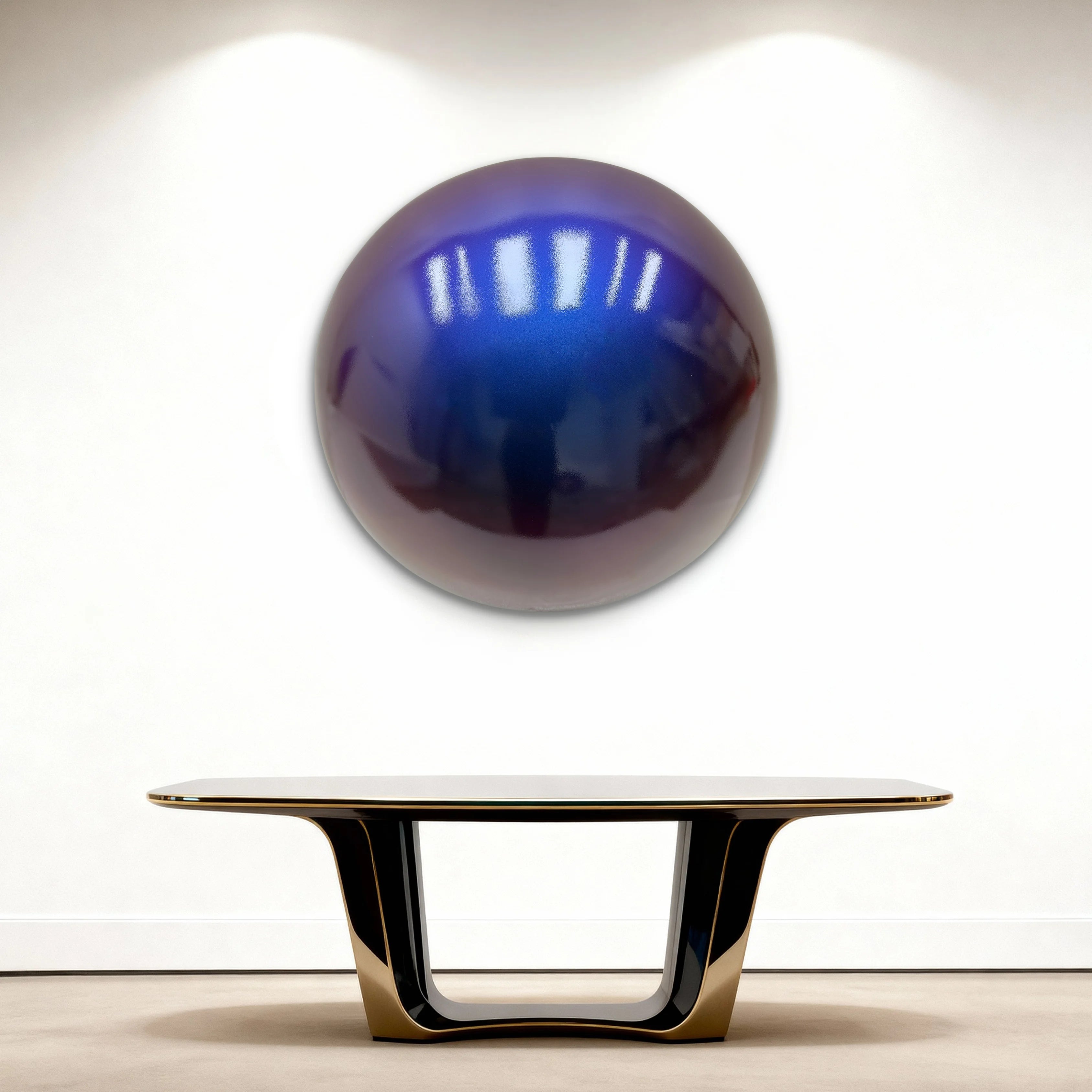 Prism Arc Colorshifting Series Wall Art Interior Moderna Violet Mist