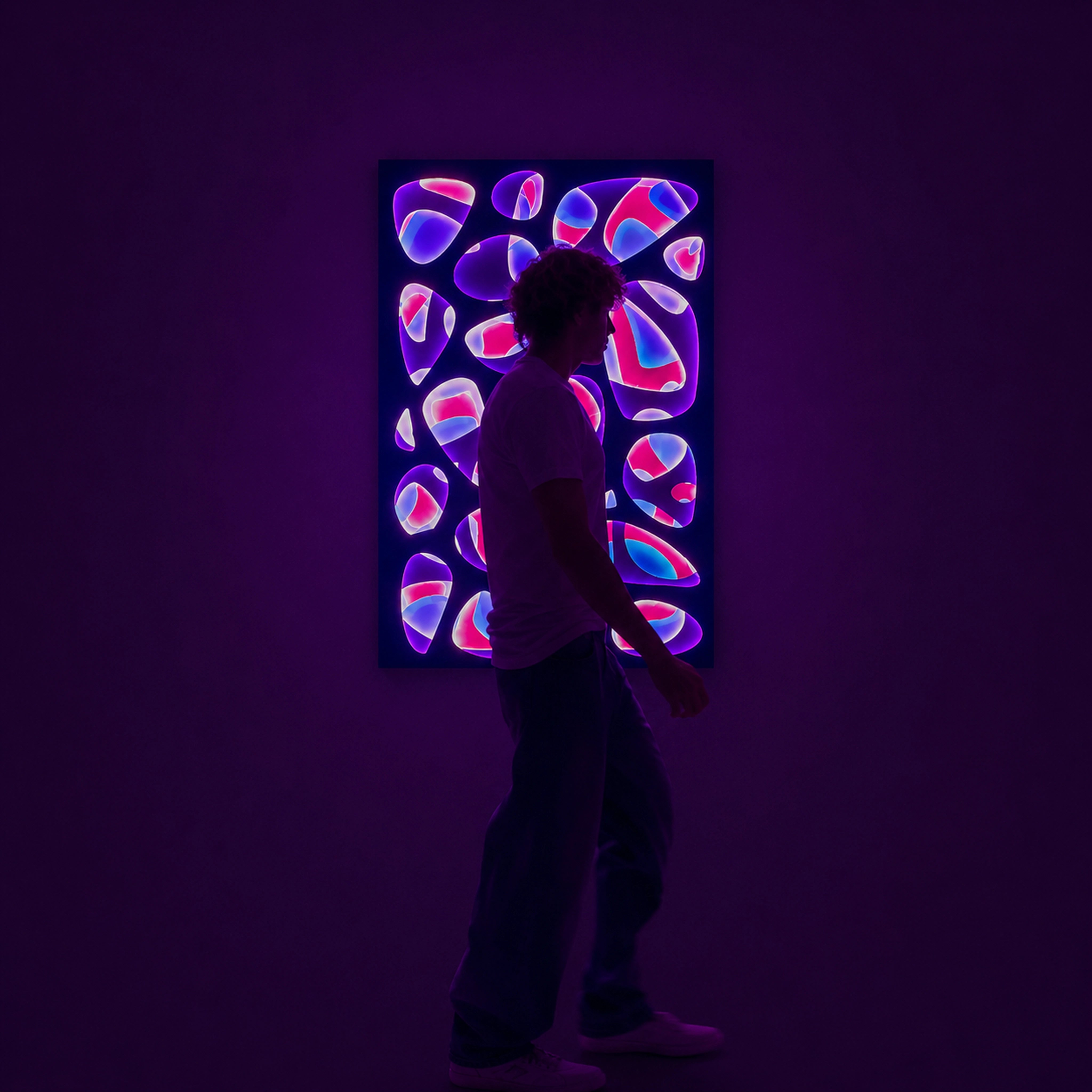 Spectral Flux | Prismatic Shift Wall Art Interior Moderna