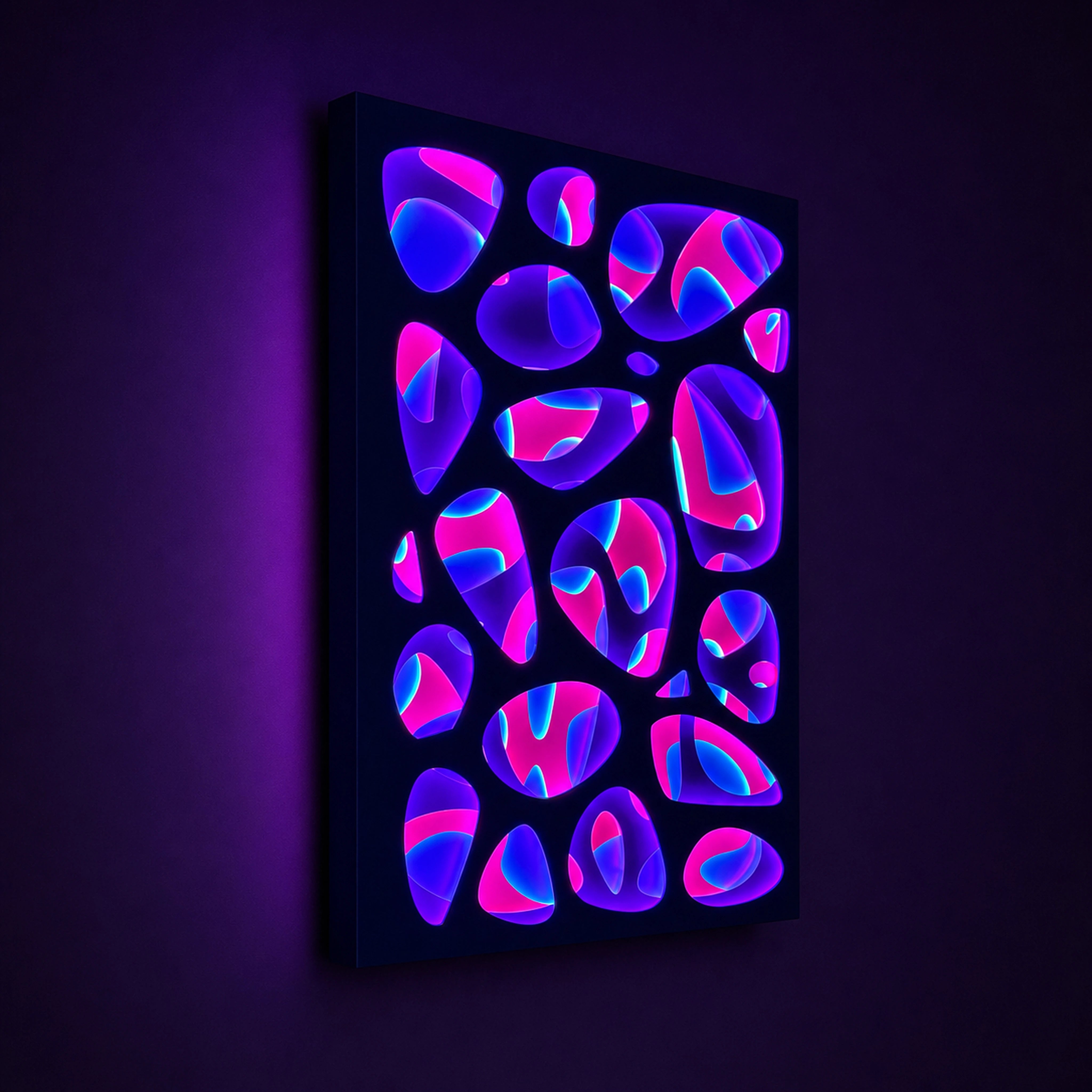 Spectral Flux | Prismatic Shift Wall Art Interior Moderna