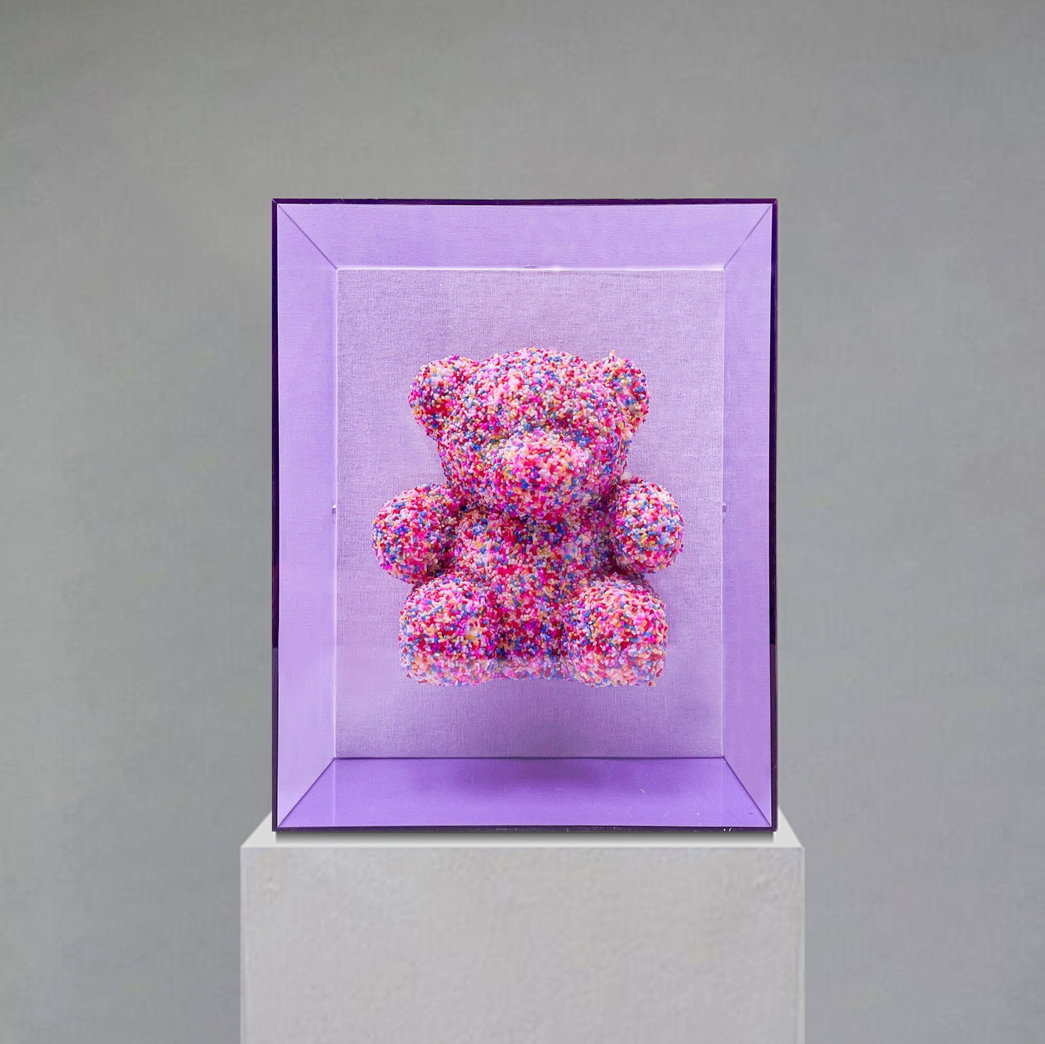 Sprinkle Gummy Bear Wall Art Wall Art Interior Moderna Purple  