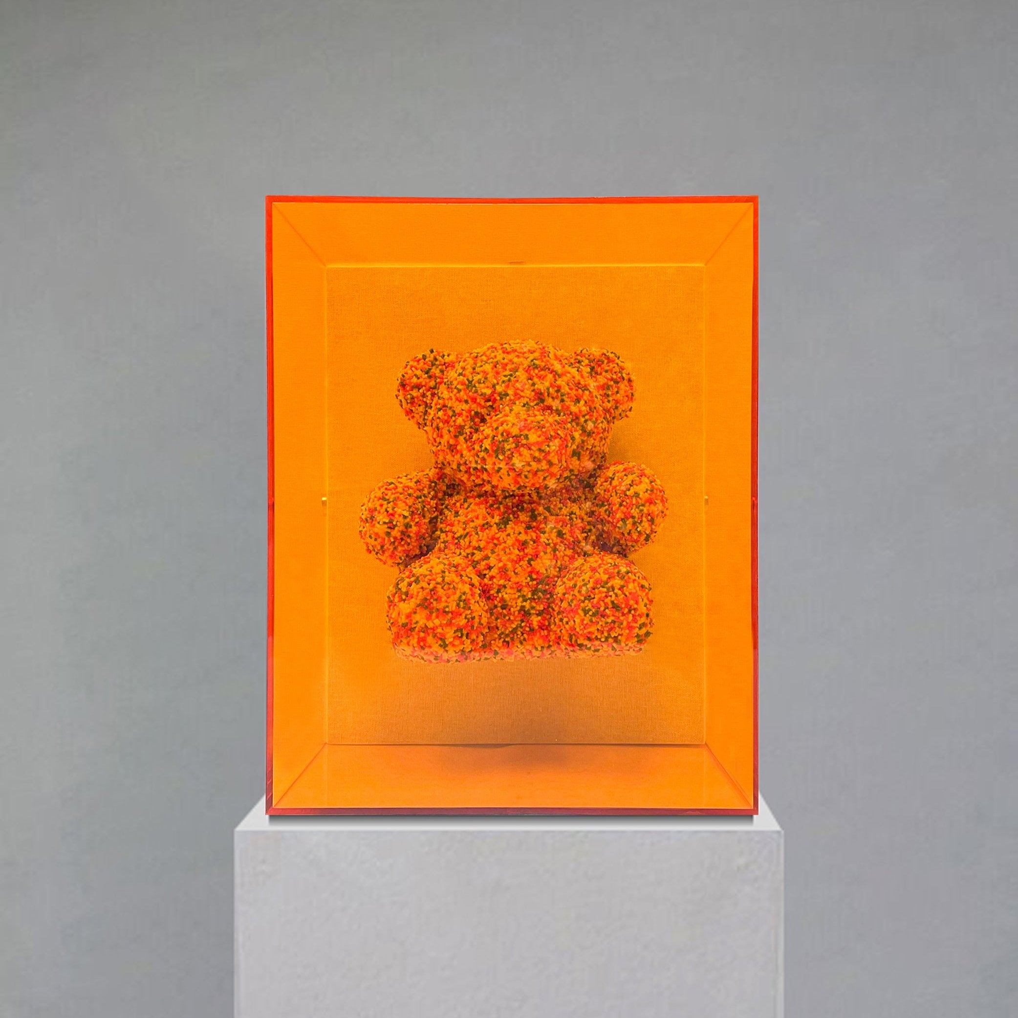 Sprinkle Gummy Bear Wall Art Wall Art Interior Moderna Orange  