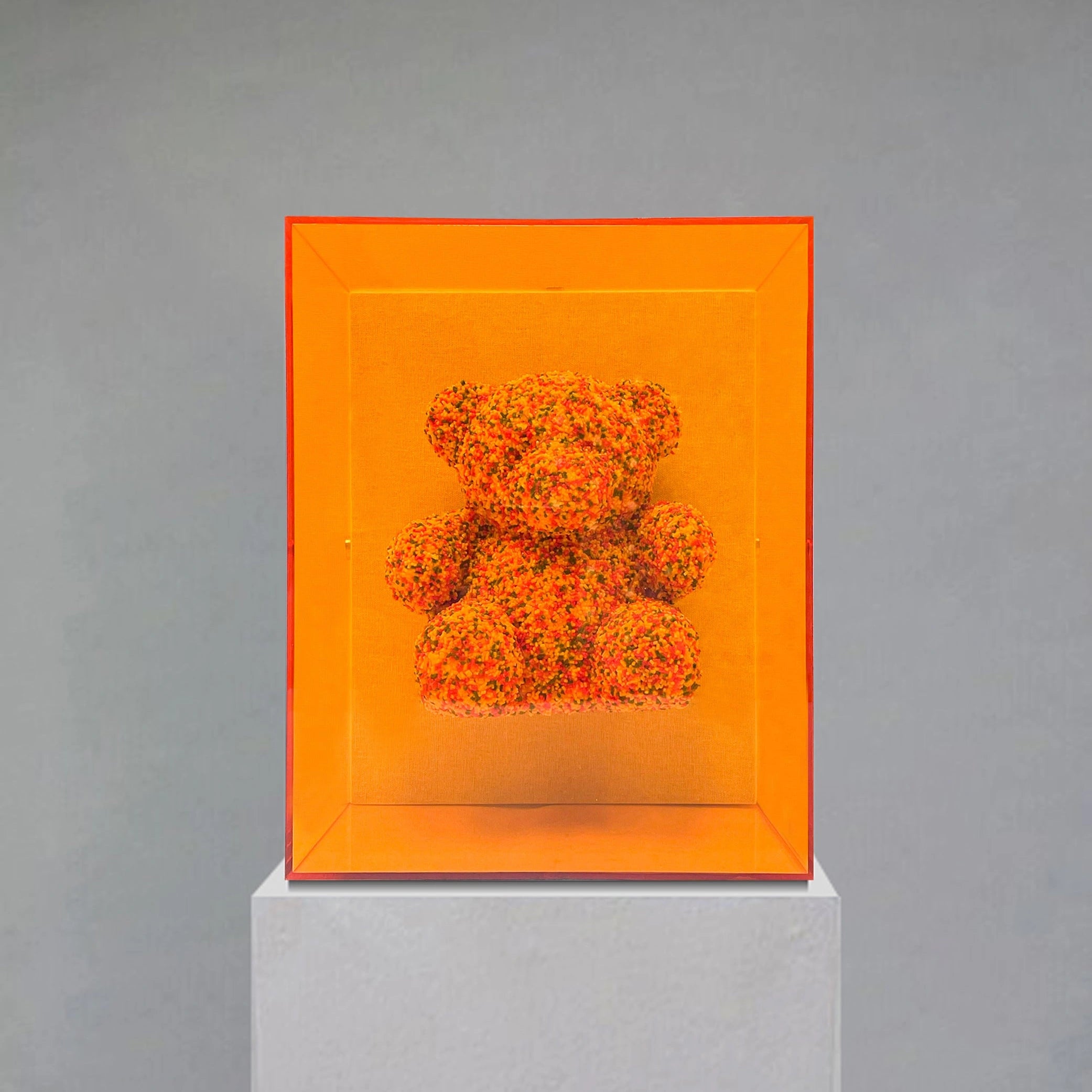 Sprinkle Gummy Bear Wall Art Wall Art Interior Moderna Orange