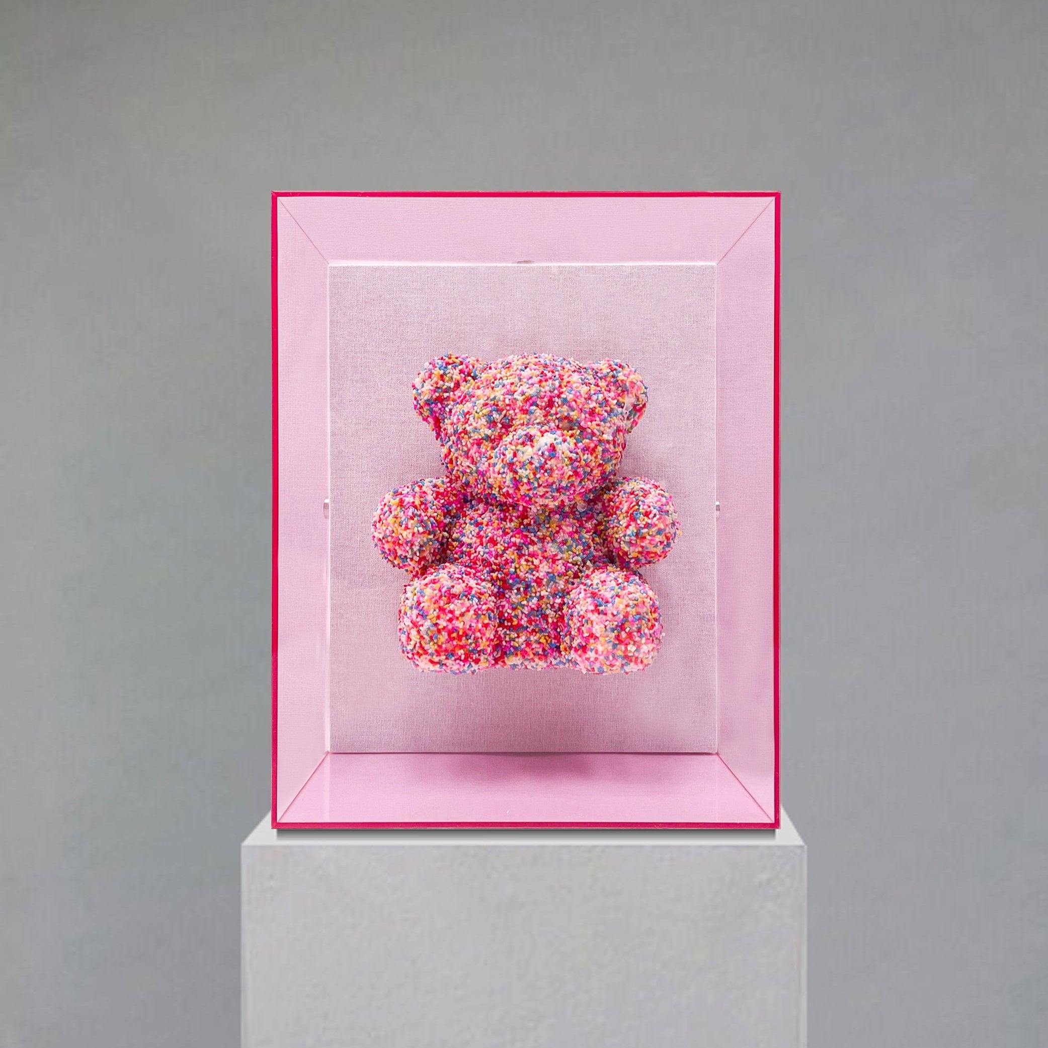 Sprinkle Gummy Bear Wall Art Wall Art Interior Moderna Pink  