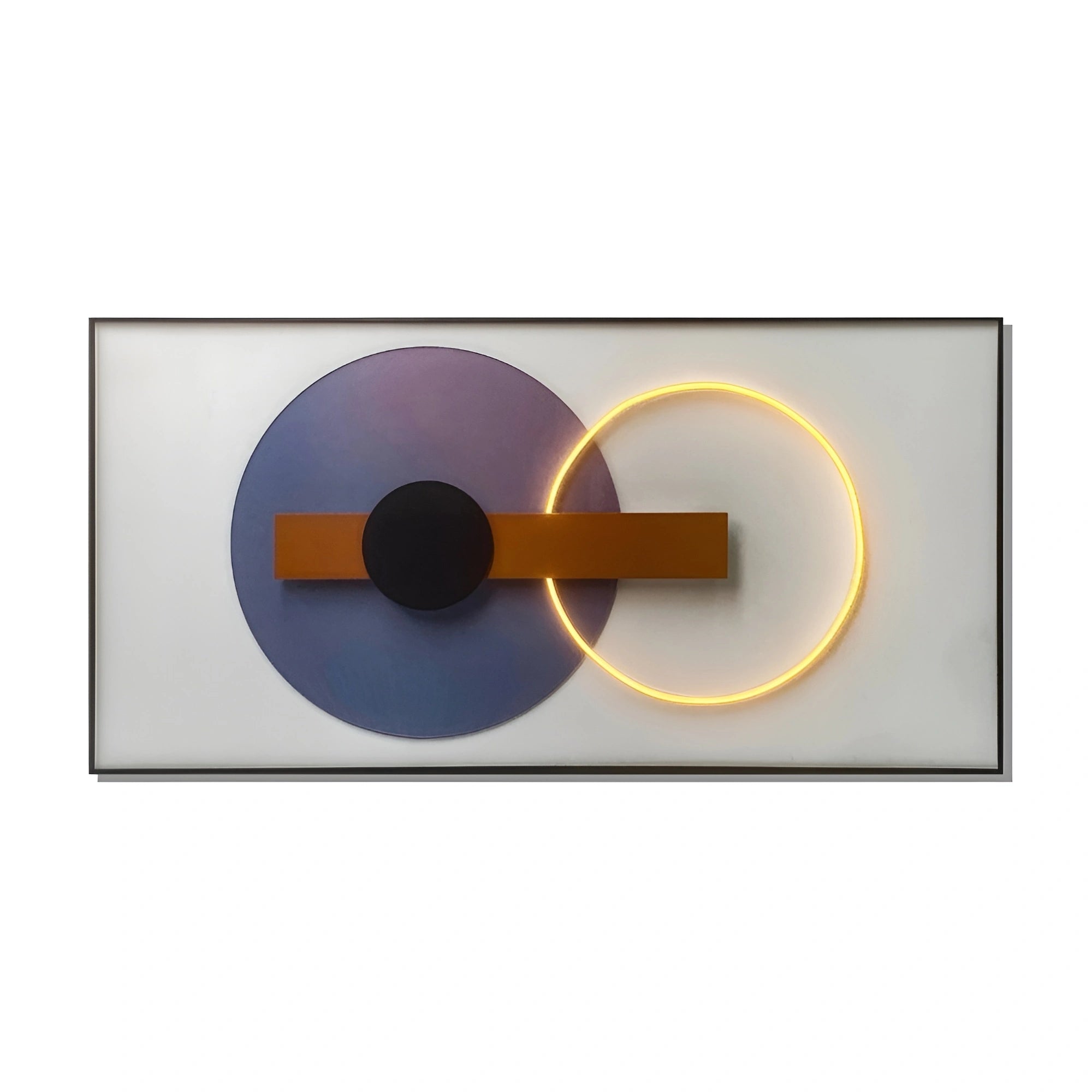 Radiant Rings Wall Art Interior Moderna