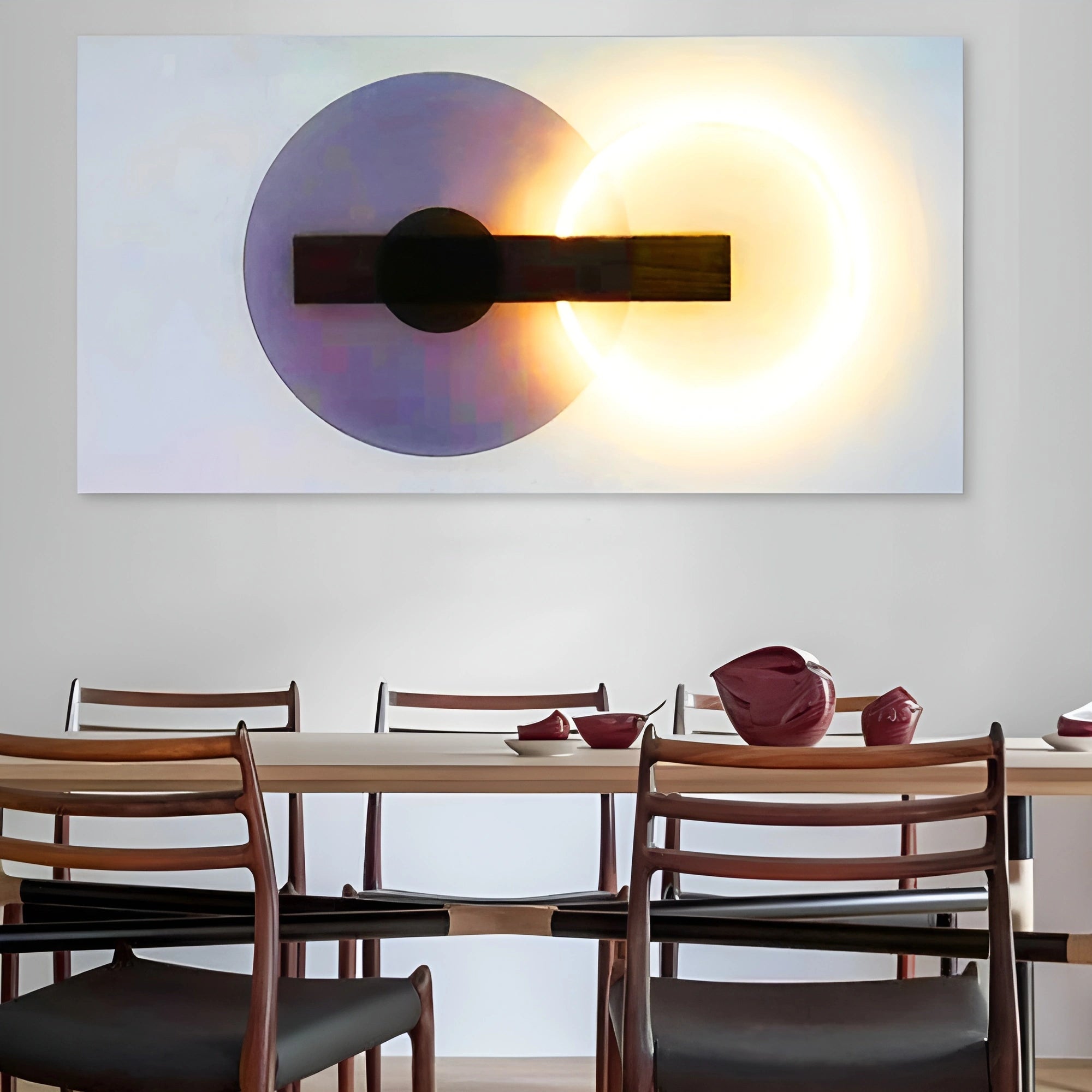 Radiant Rings Wall Art Interior Moderna