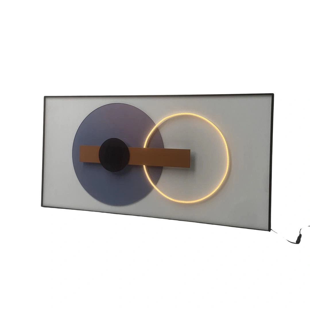 Radiant Rings Wall Art Interior Moderna