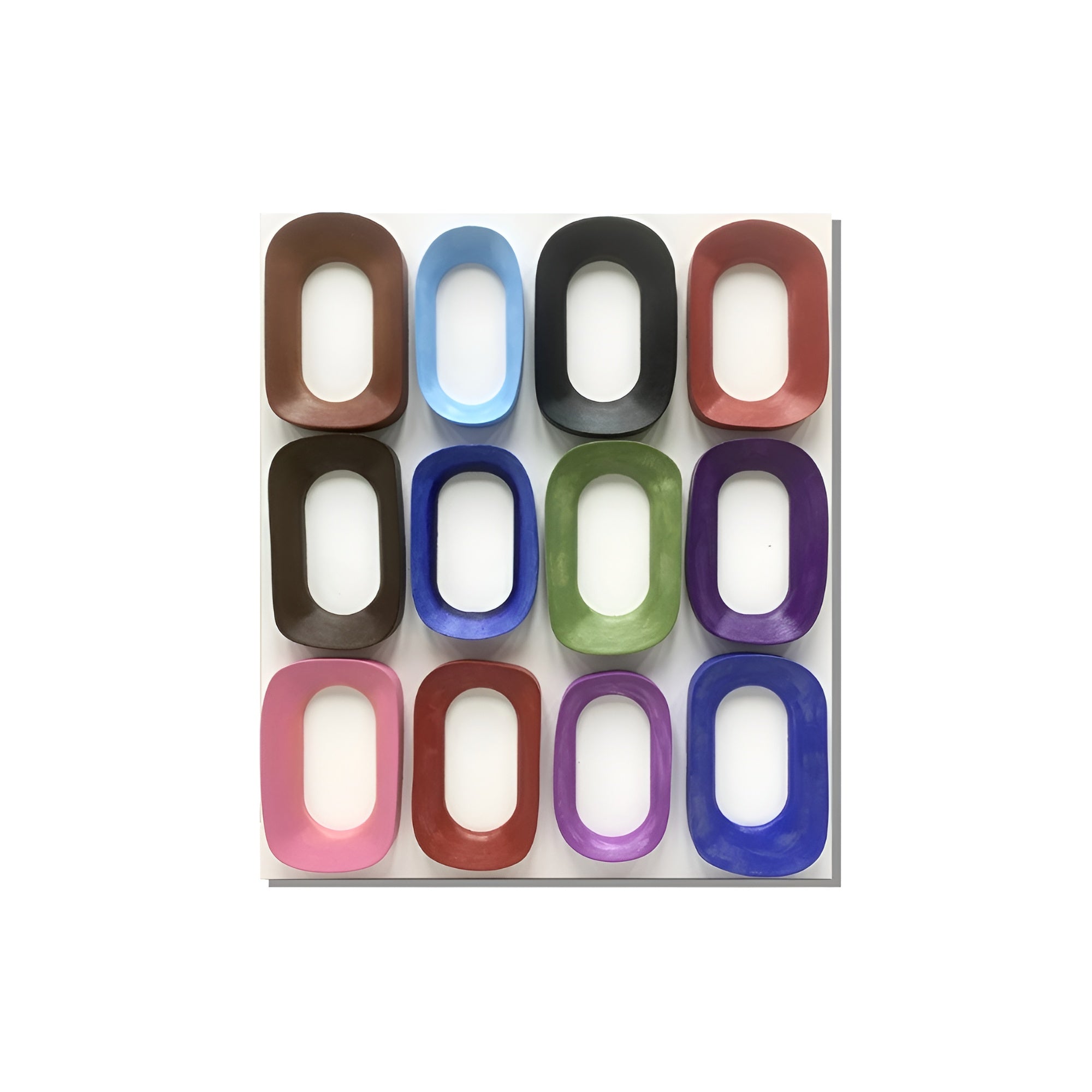 Rainbow Oval Riot Wall Art Interior Moderna