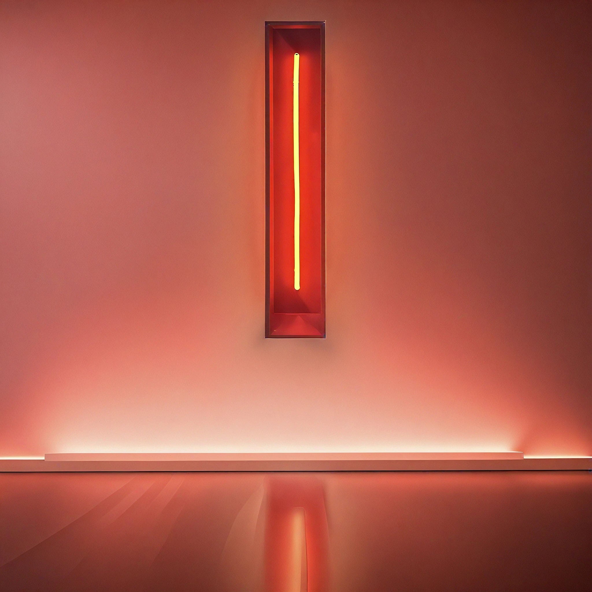 Redwood Radiance Lamp | Tall LED Strip Wooden Lamp Lamp Interior Moderna