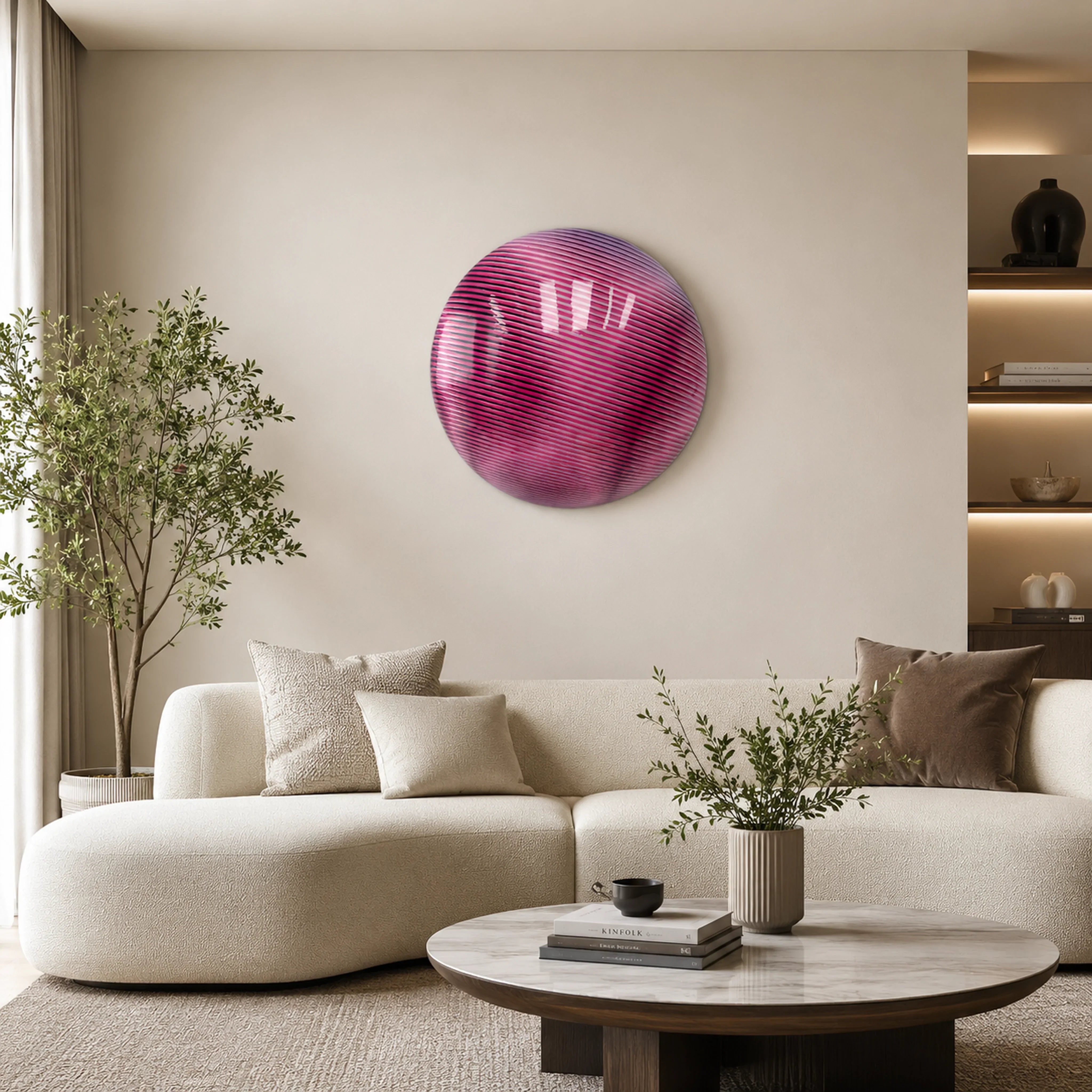 Linear Shift | Rose Flux Wall Art Interior Moderna