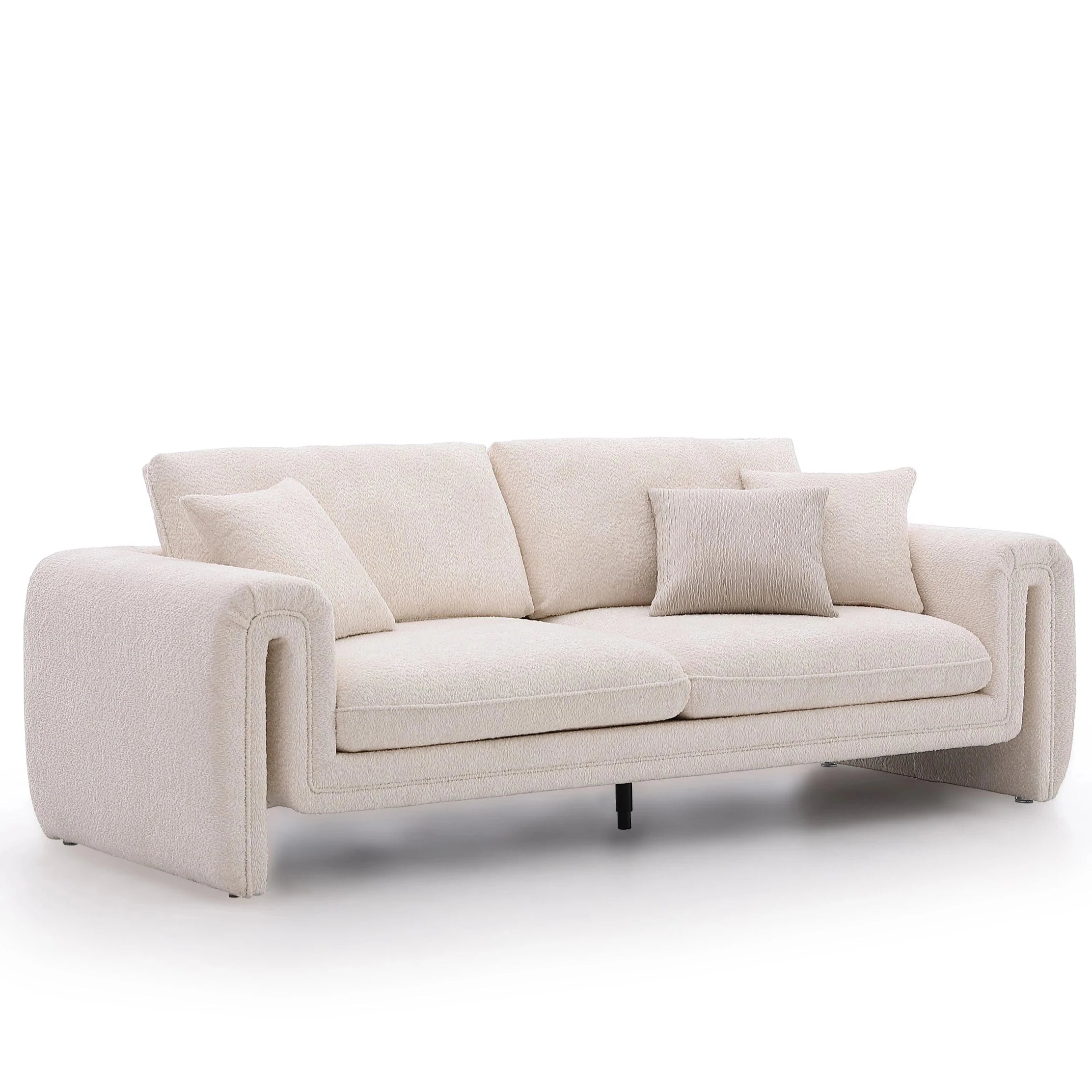 Sandro Sofa Three Seater Sofa Interior Moderna Cream  