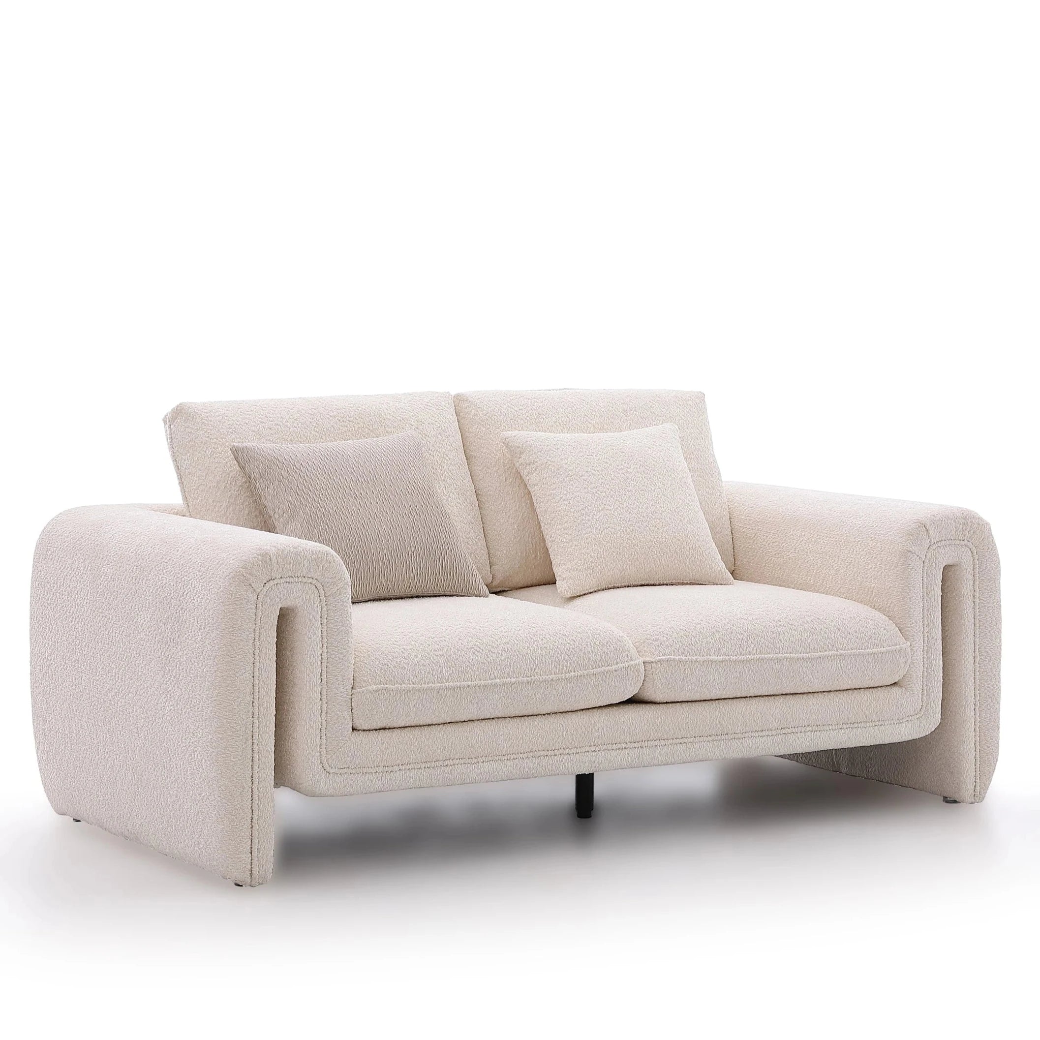 Sandro Sofa Two Seater Sofa Interior Moderna Cream  