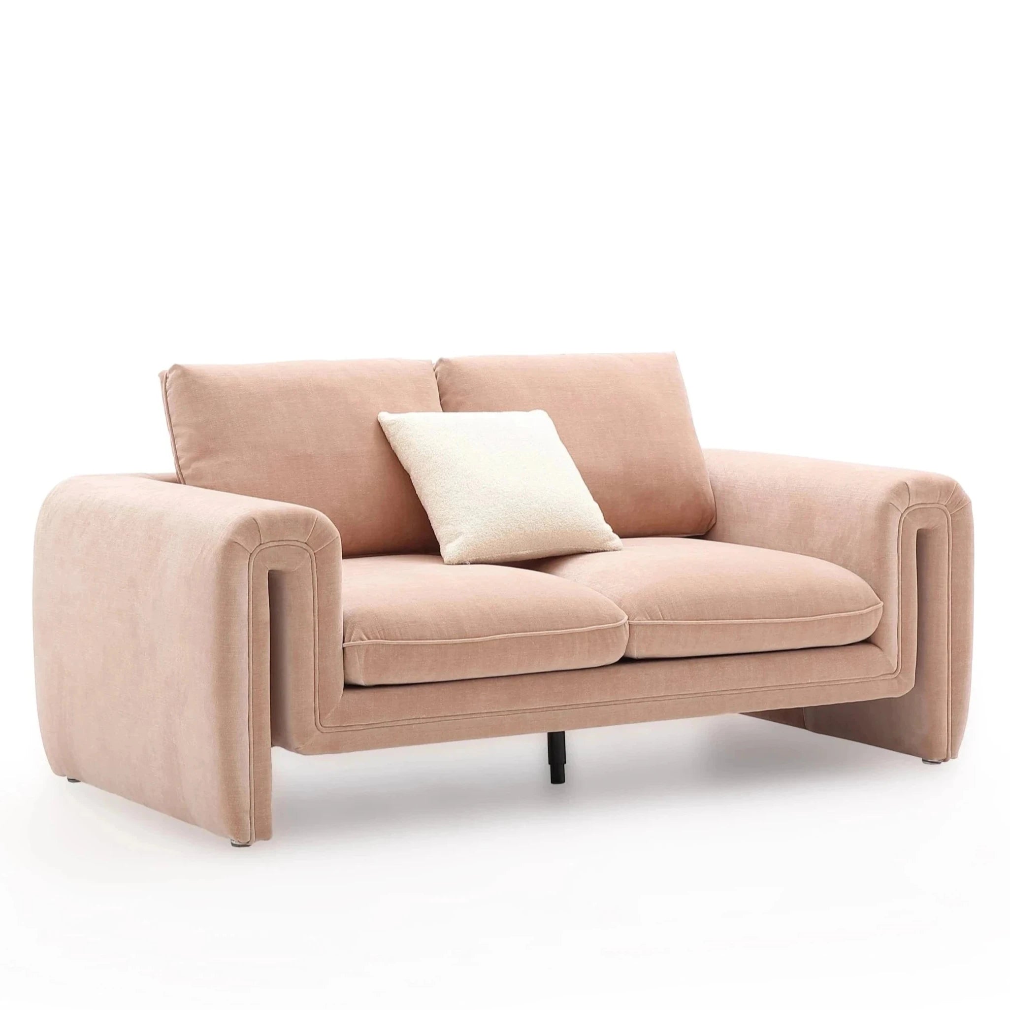 Sandro Sofa Two Seater Sofa Interior Moderna Peach  