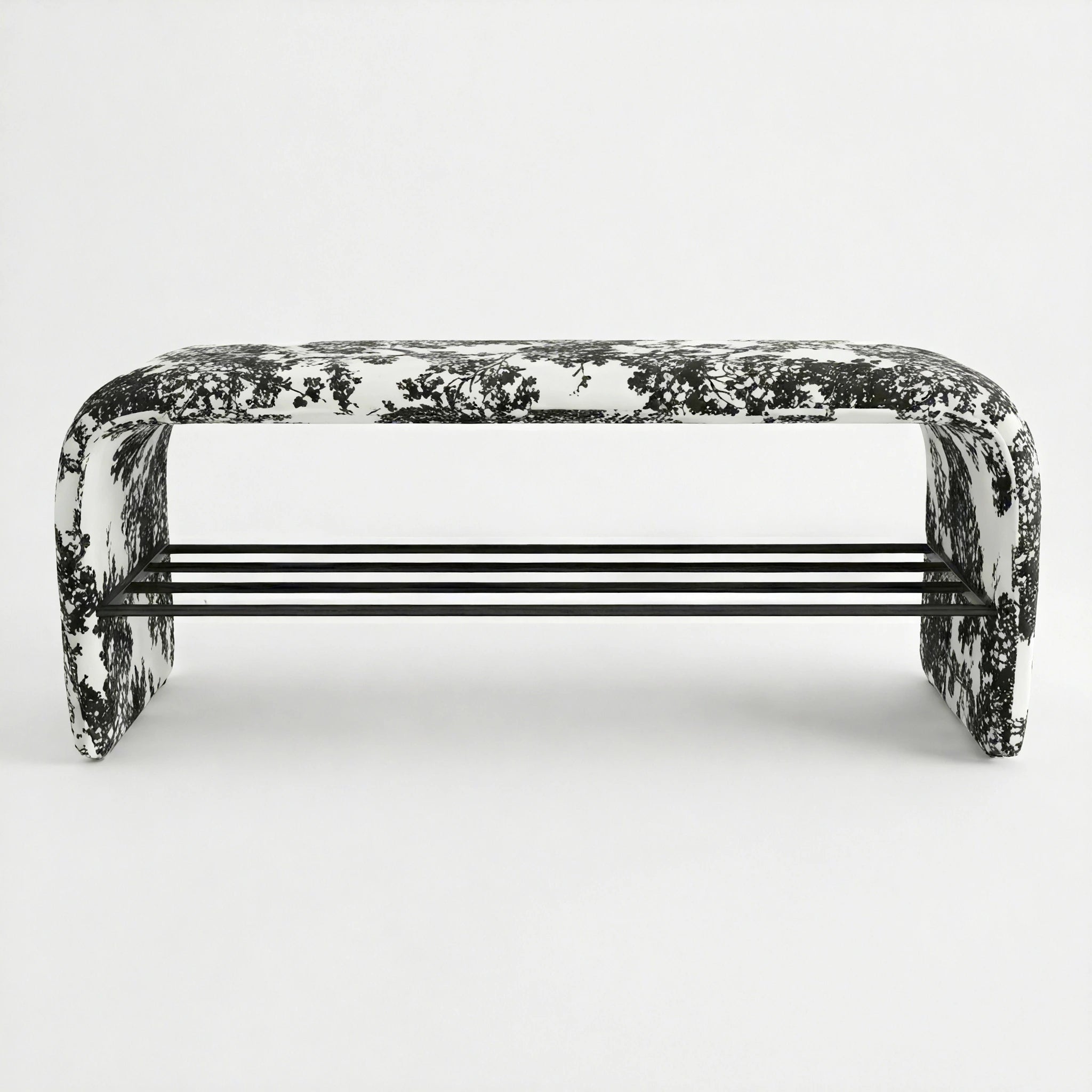 Sylvan Noir Entry Bench Chair Interior Moderna Regular New