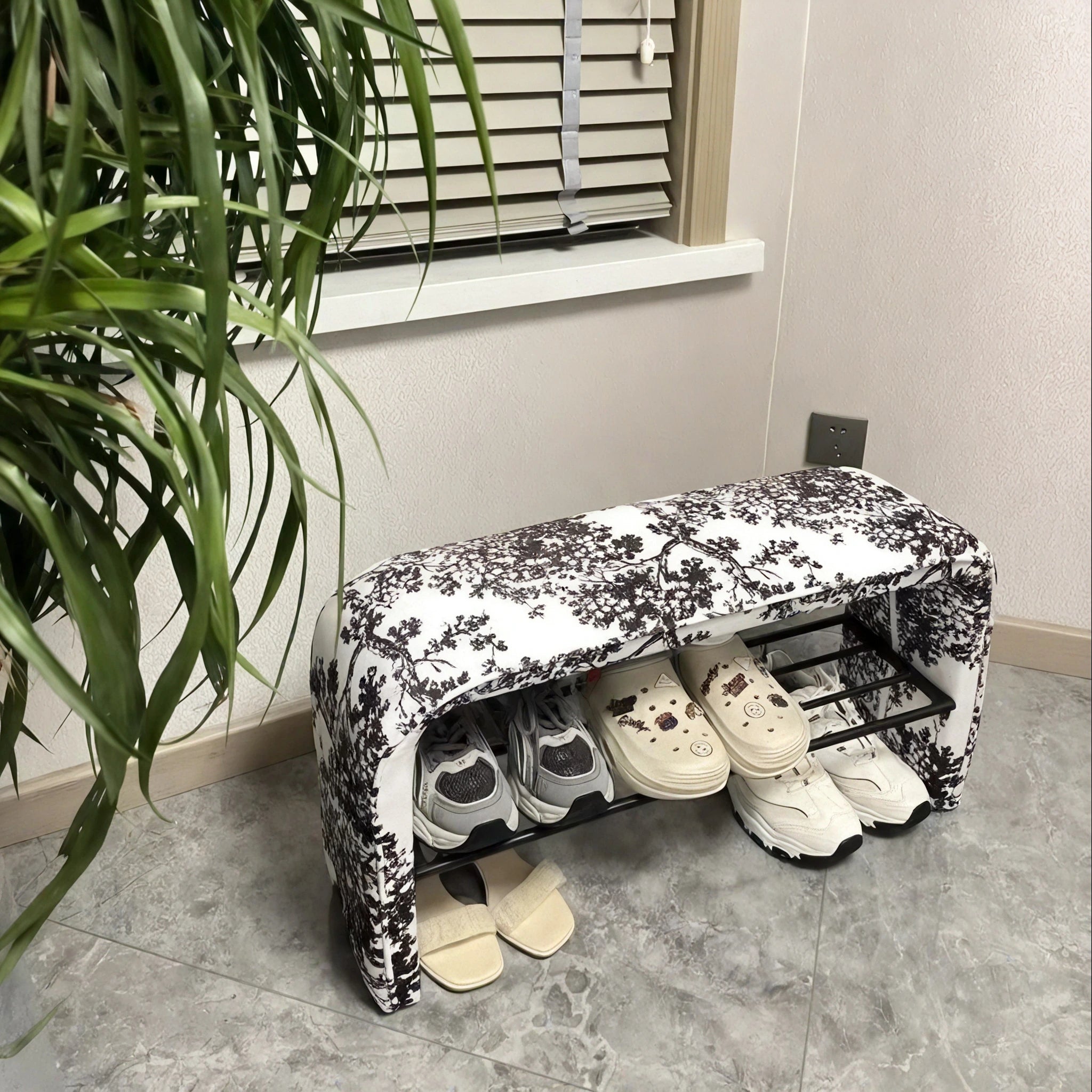 Sylvan Noir Entry Bench Chair Interior Moderna