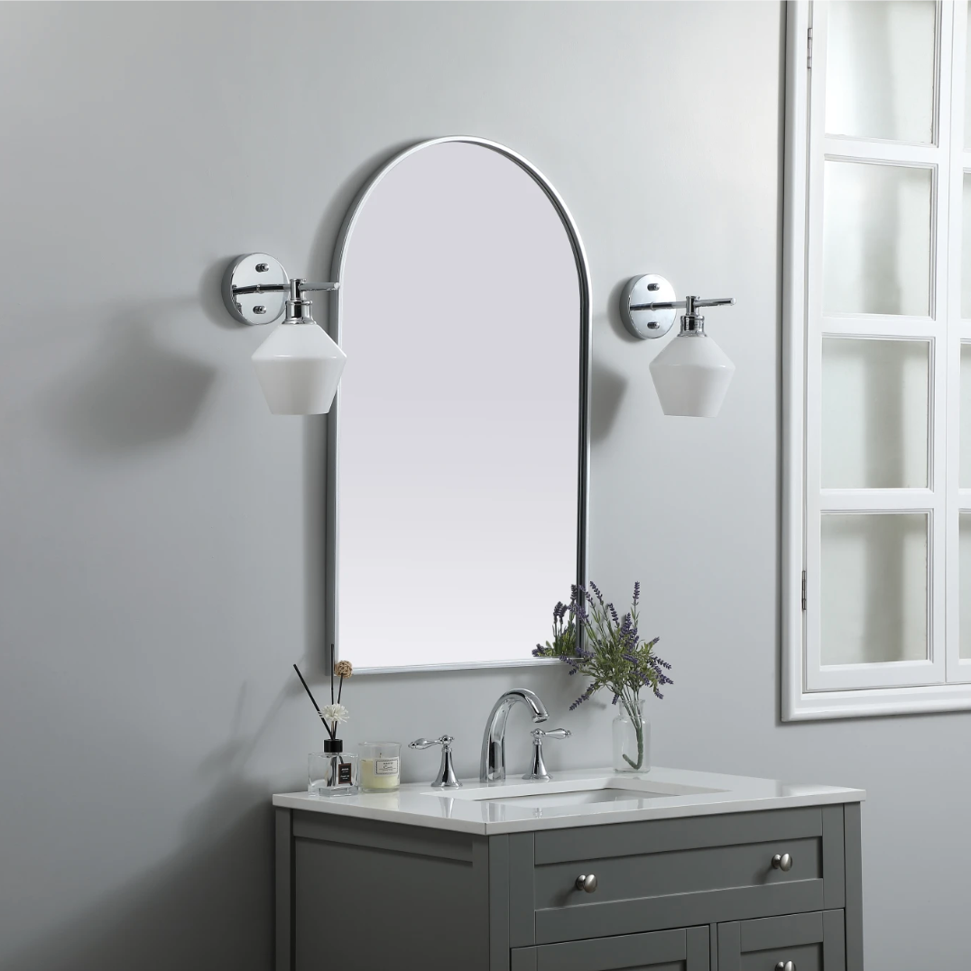 Hanging Arched Mirror Mirror Interior Moderna