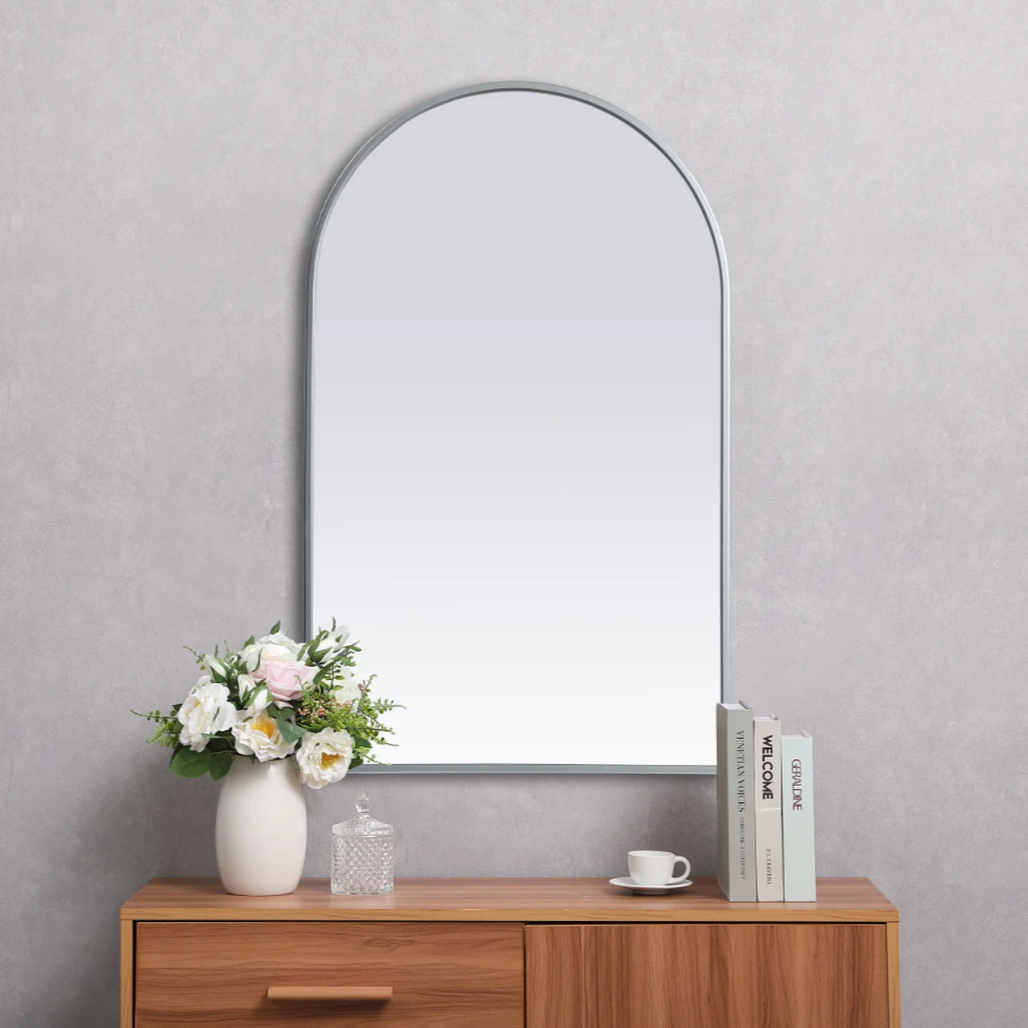 Hanging Arched Mirror Mirror Interior Moderna