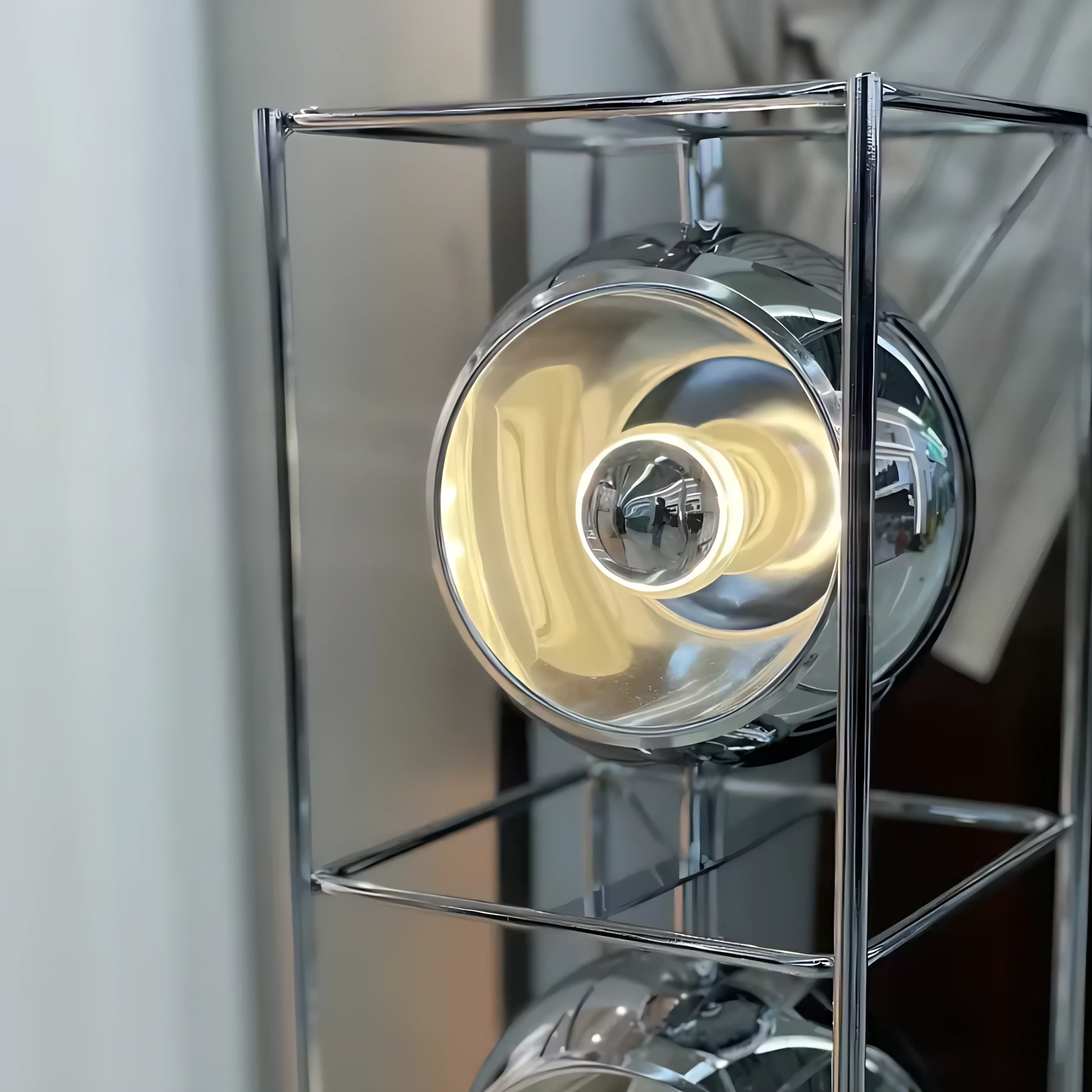 Chrome Spheres Table Lamp Lamp Interior Moderna