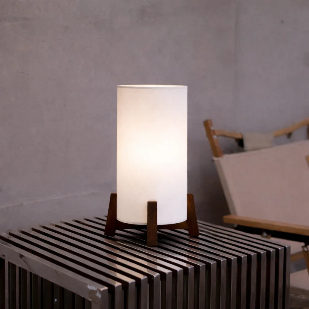 Shoji Bamboo Weave Table Lamp Lamp Interior Moderna