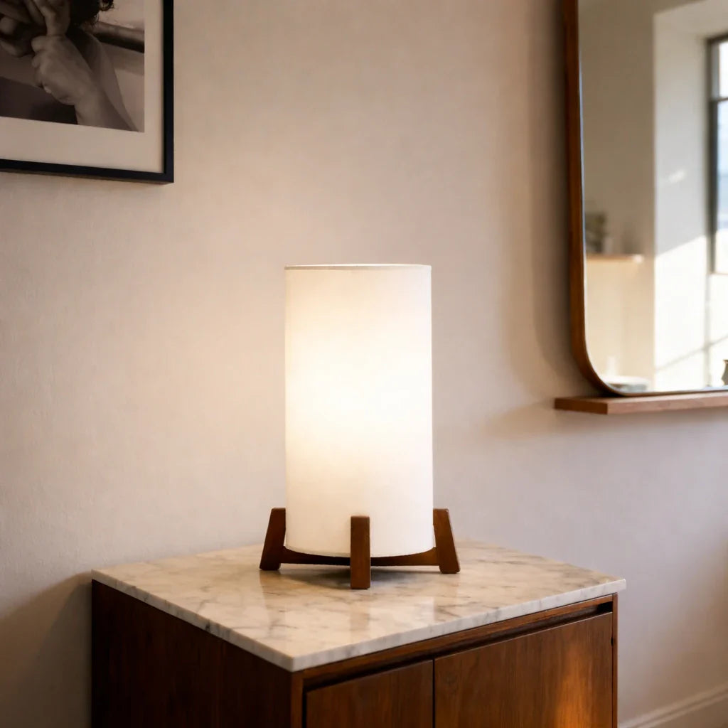 Shoji Bamboo Weave Table Lamp Lamp Interior Moderna