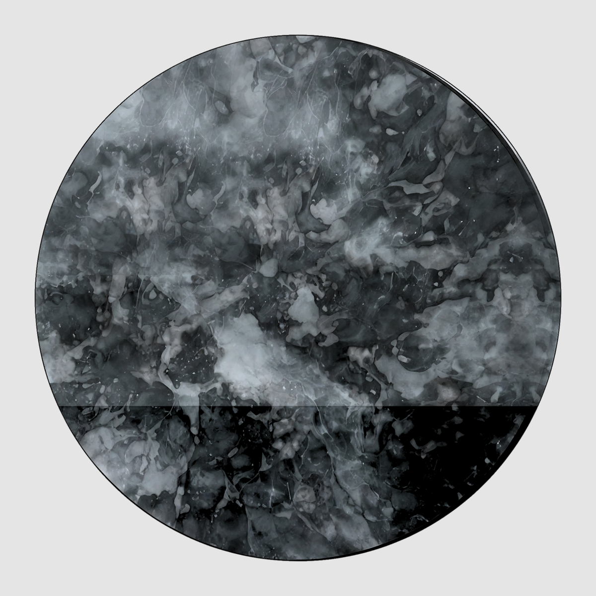 Antiqued Round Mirror | Midnight Strata Mirror Interior Moderna Medium New