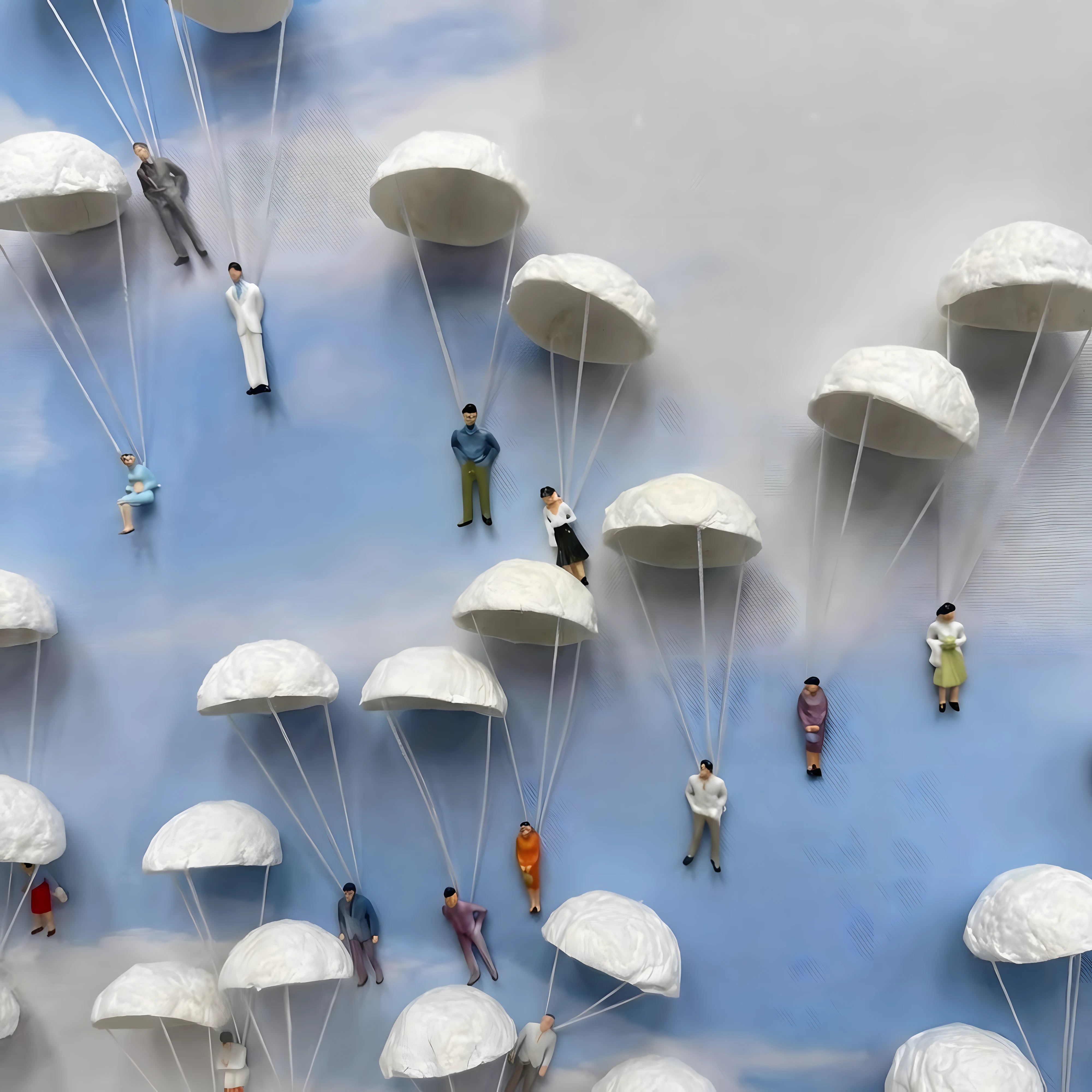 Soft Descent Wall Art Jianzhi