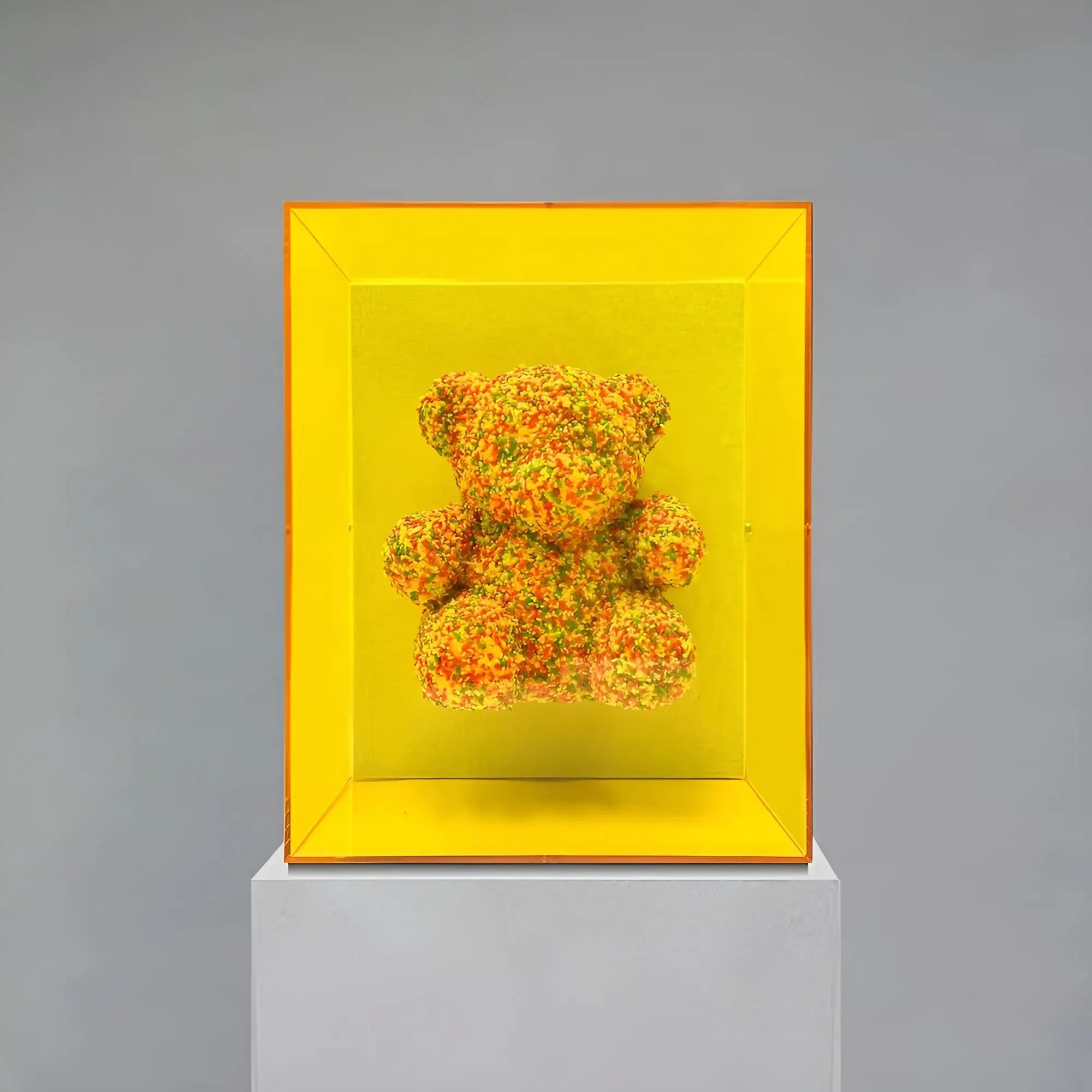 Sprinkle Gummy Bear Wall Art Wall Art Interior Moderna Yellow