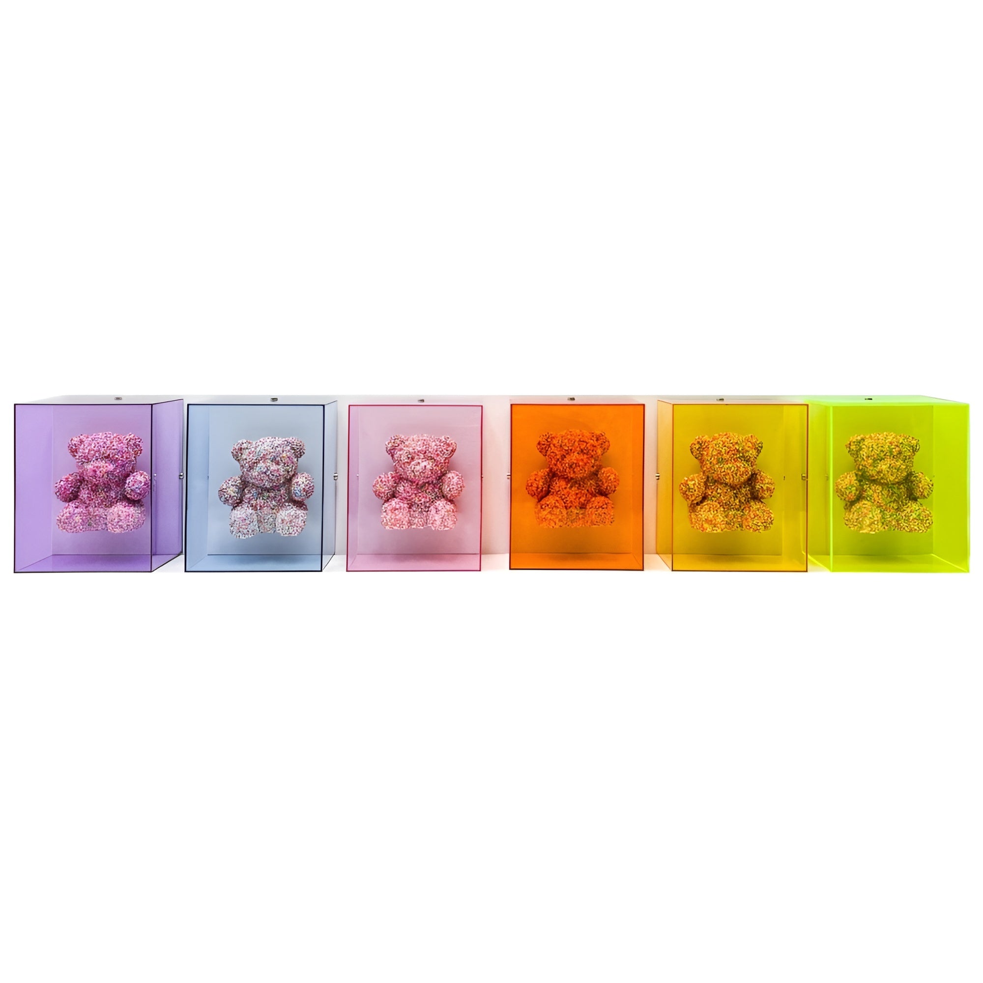 Sprinkle Gummy Bear Wall Art Wall Art Interior Moderna All Colors (Set of 6)