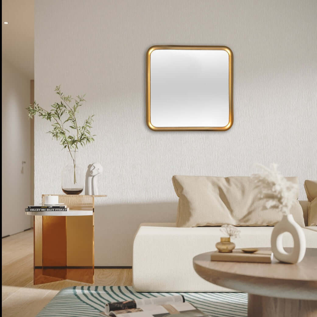 The Bold Square Mirror Mirror Interior Moderna   