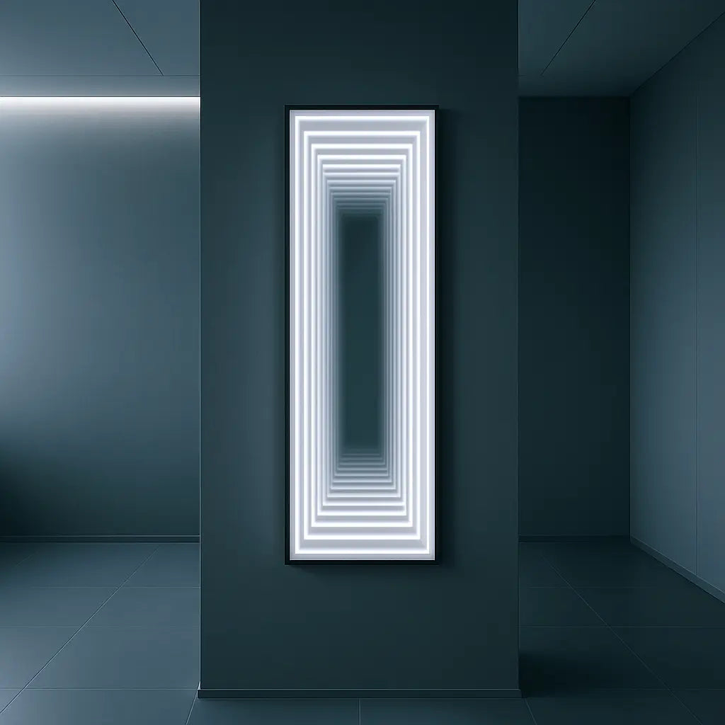 Tall Infinity Mirror Mirror Interior Moderna