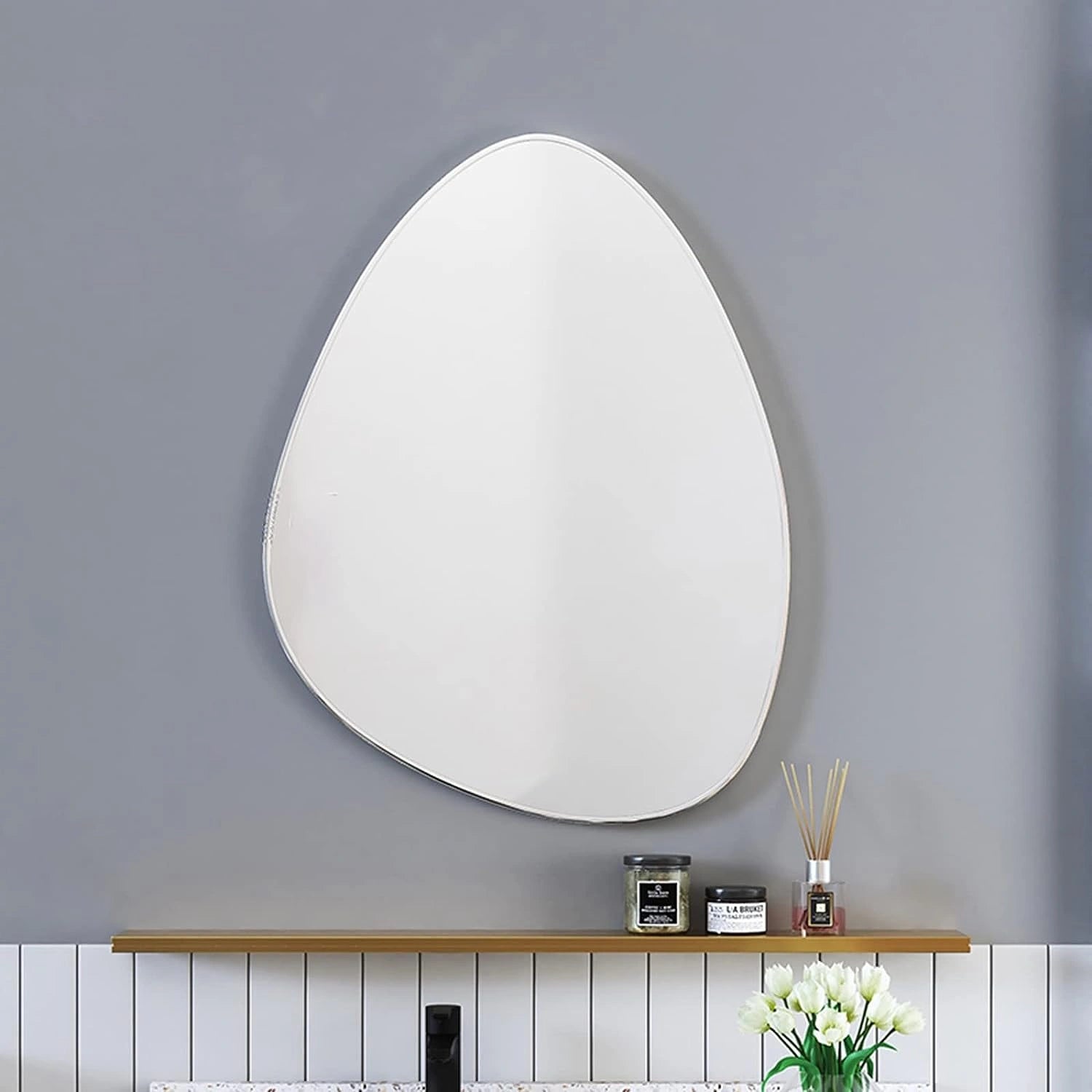 Teardrop Mirror Mirror Interior Moderna