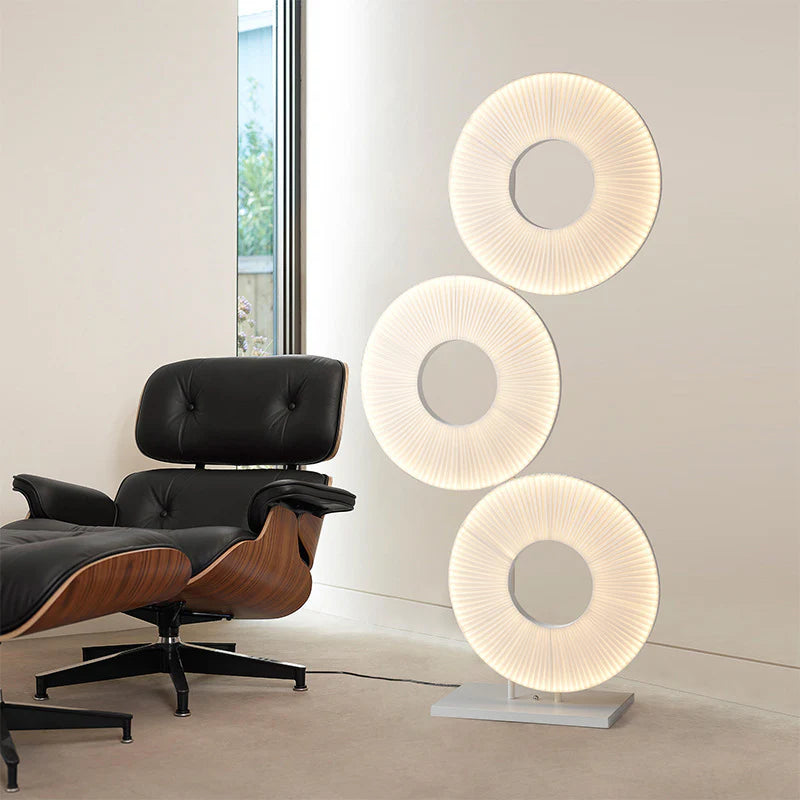 Iris Triple Ring Floor Lamp Lamp Interior Moderna