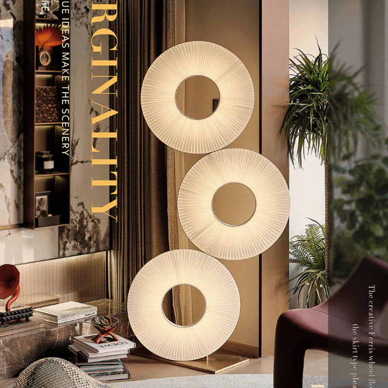 Iris Triple Ring Floor Lamp Lamp Interior Moderna