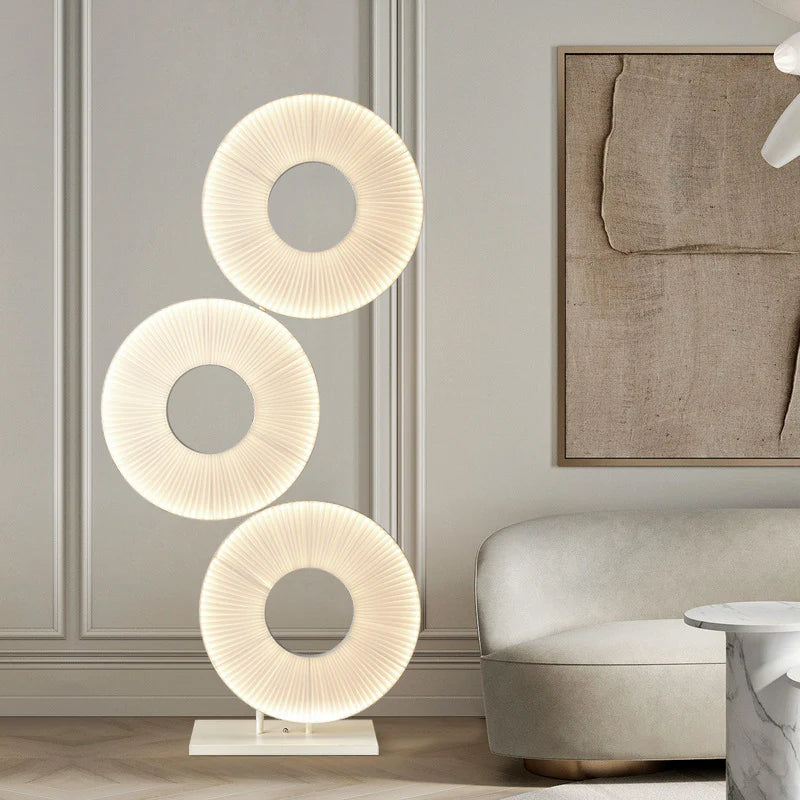 Iris Triple Ring Floor Lamp Lamp Interior Moderna