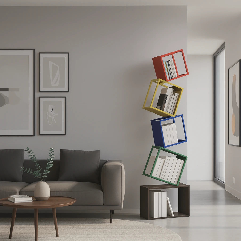 Totem Bookshelves Interior Moderna